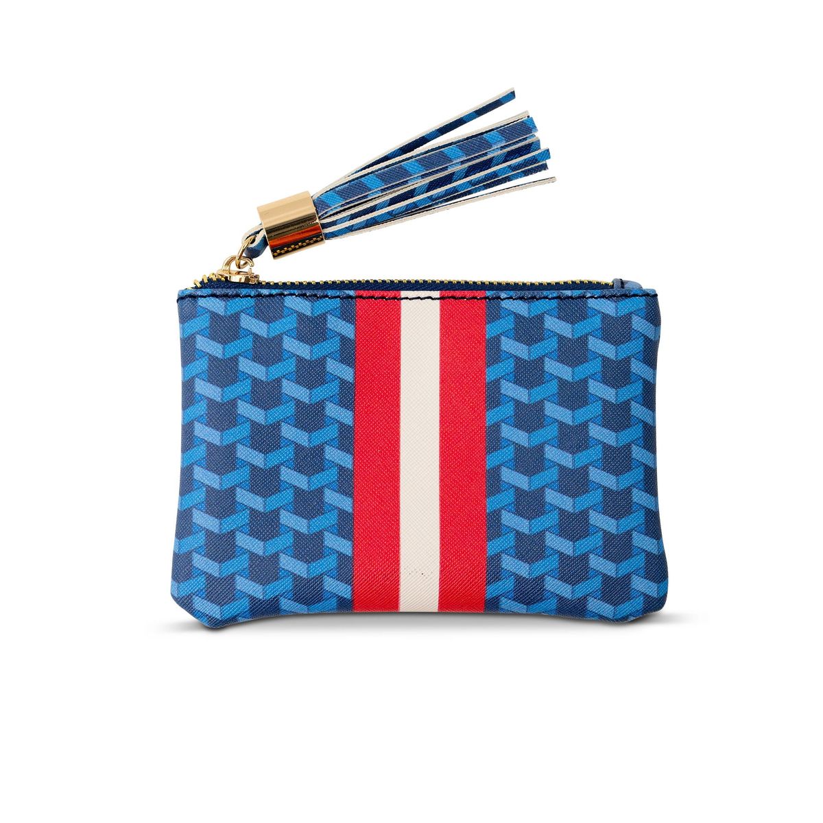 Blue and Red Game Day Pouch