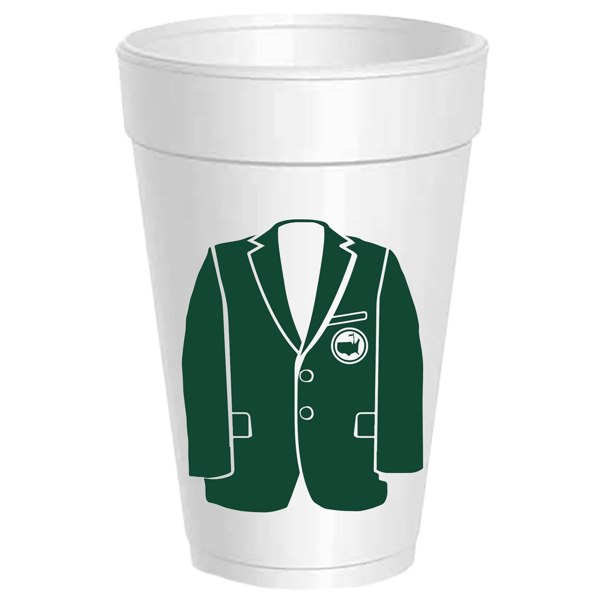 Green Jacket Golf Cups