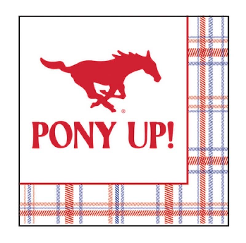 SMU Pony Up Napkins