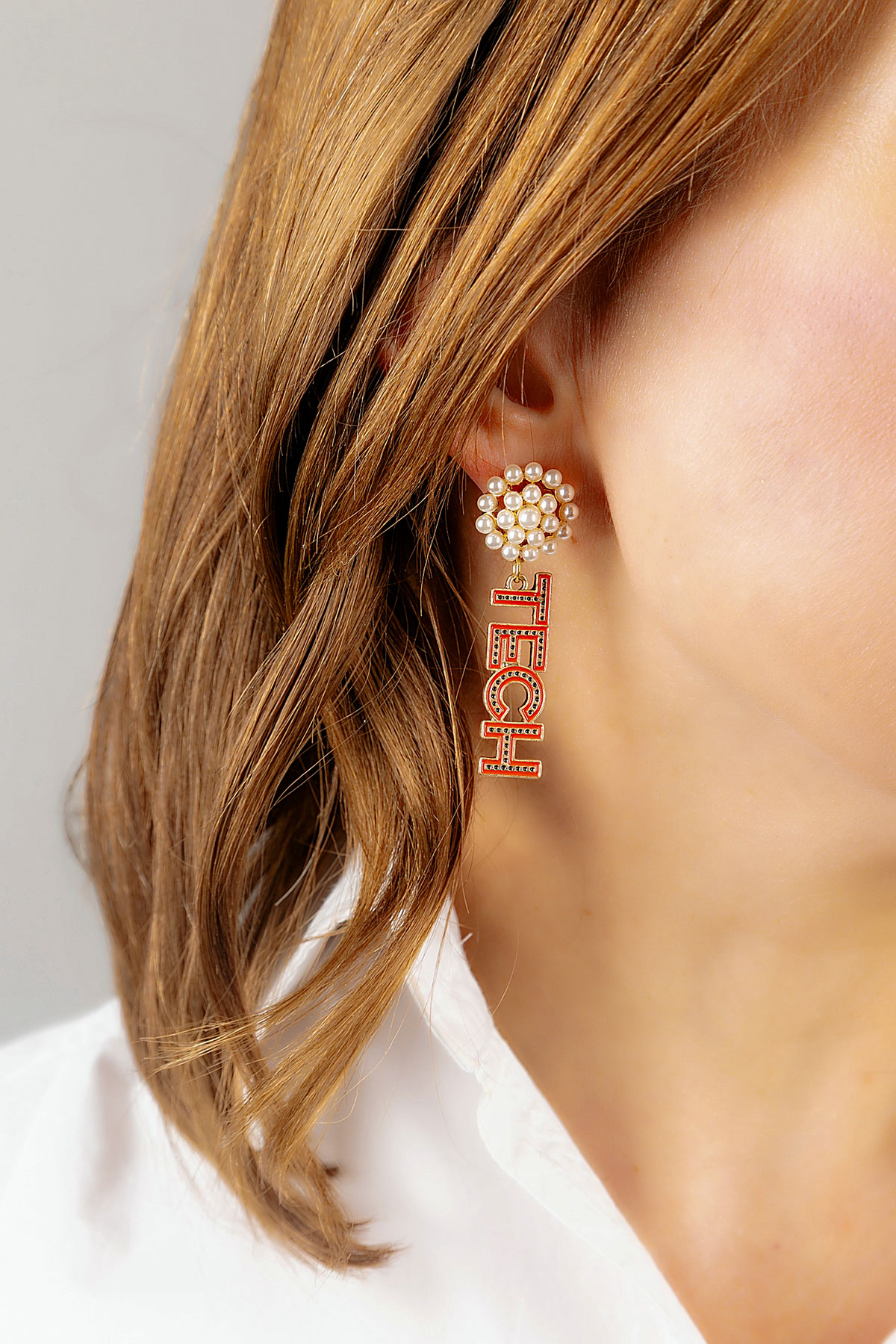 Texas Tech Cluster Earrings