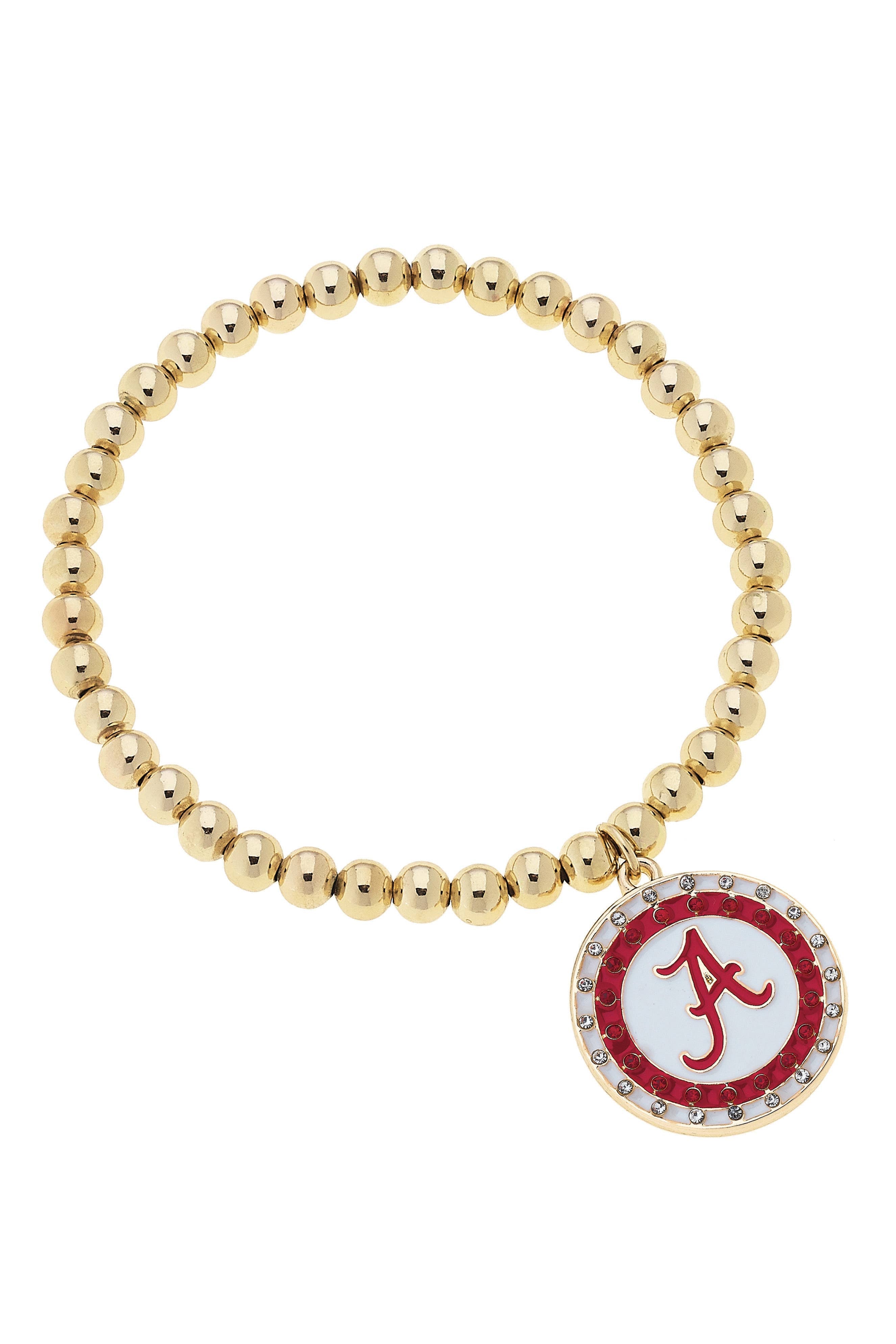 Alabama Pave Disc Bracelet