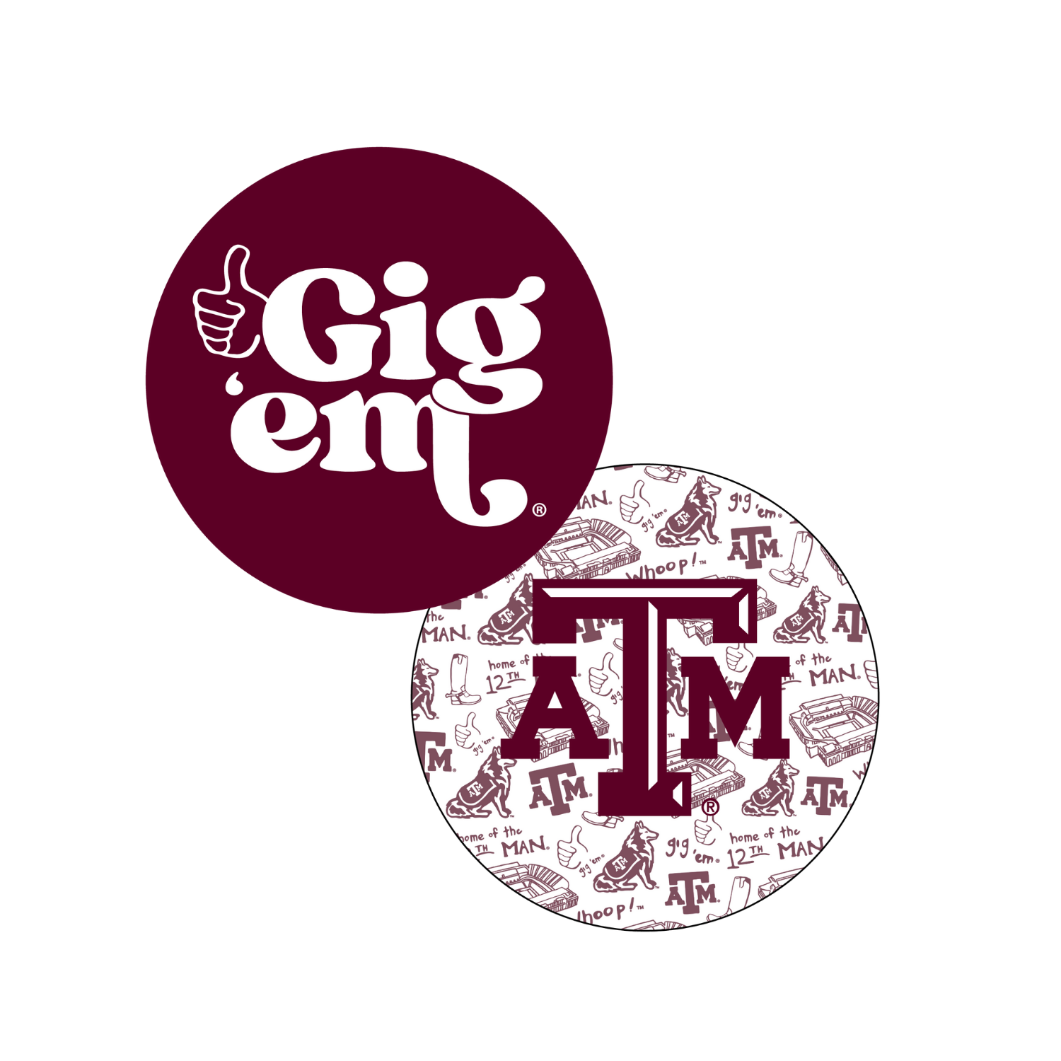 Texas A&M Coasters
