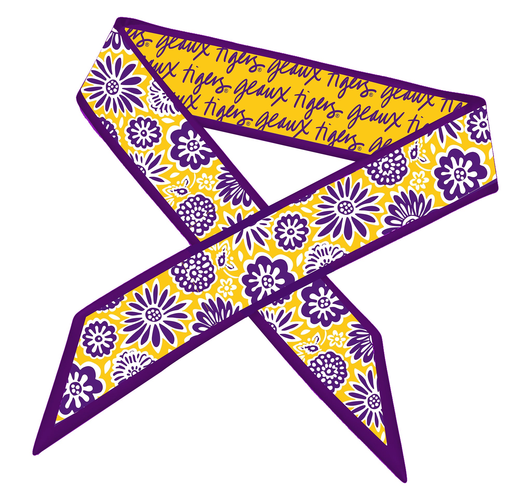 LSU Skinny Scarf