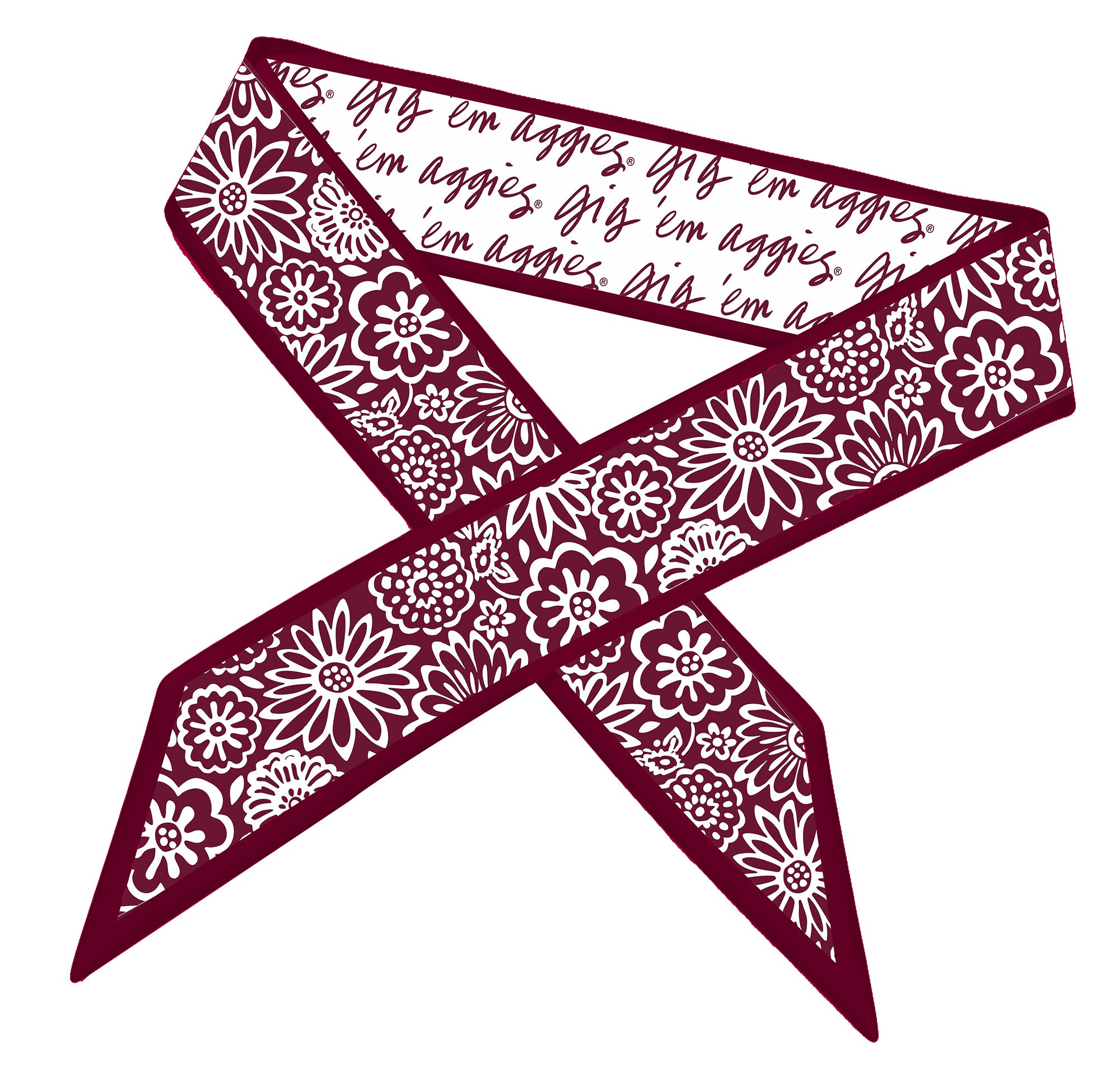 Texas A&M Skinny Scarf