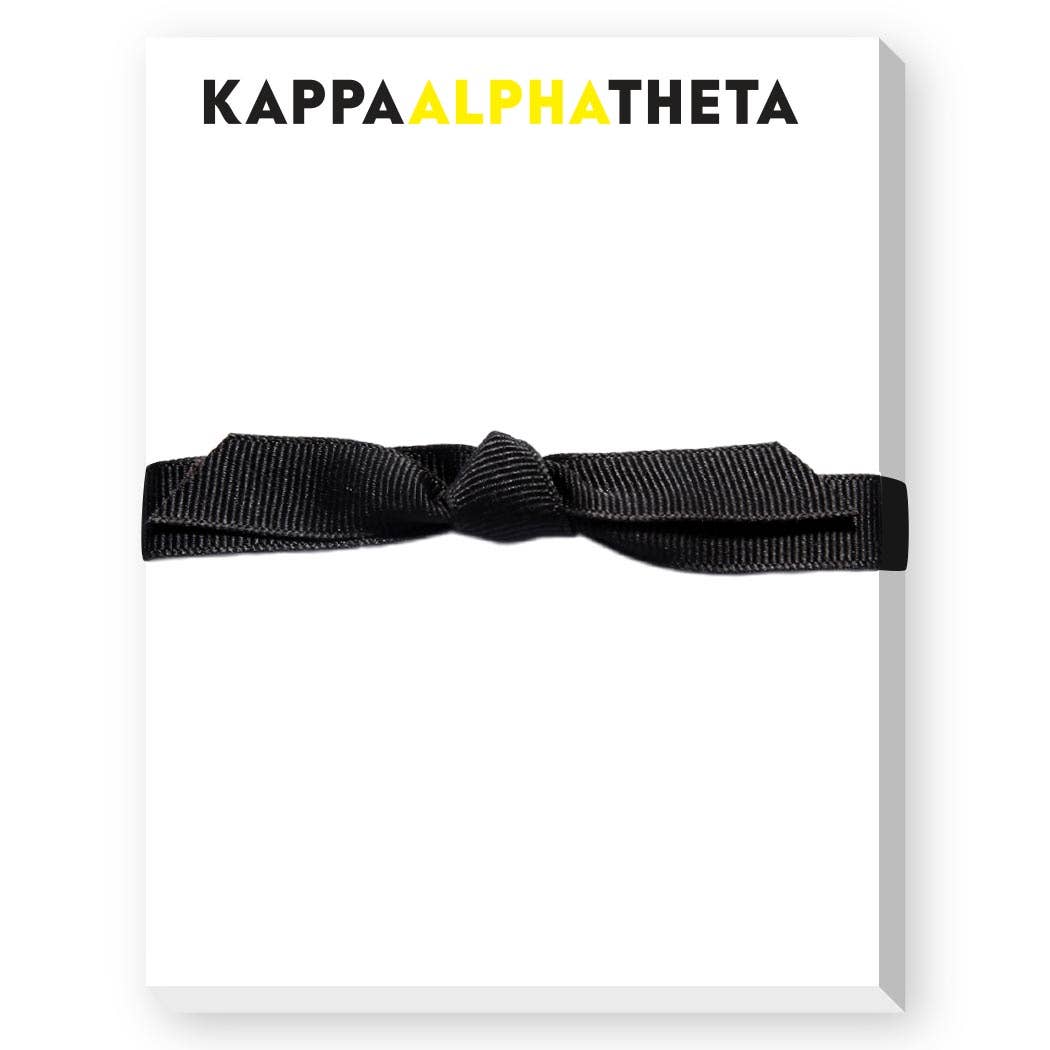Sorority Greek Bright Mini Notepad: KAPPA ALPHA THETA