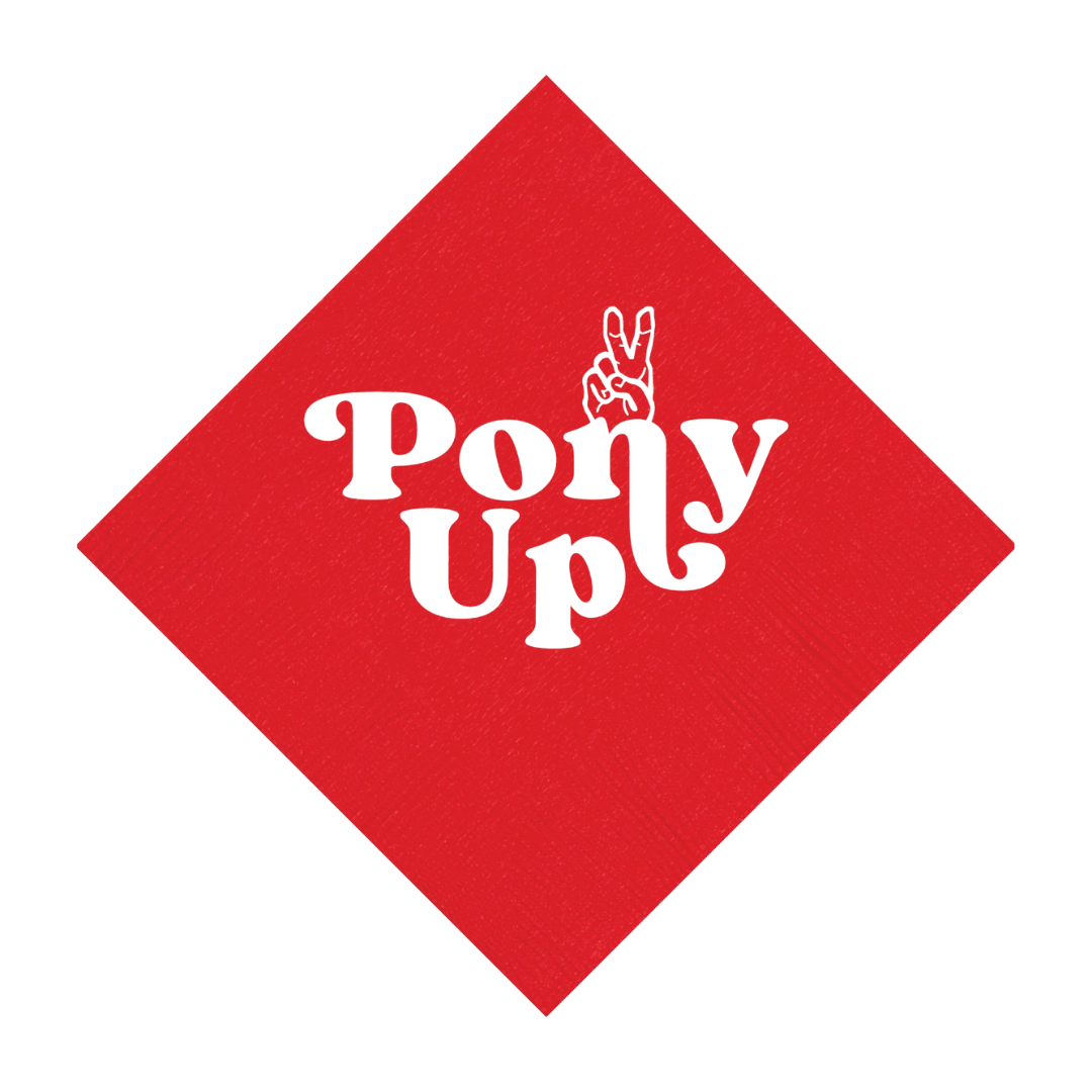 SMU Pony Up Napkins