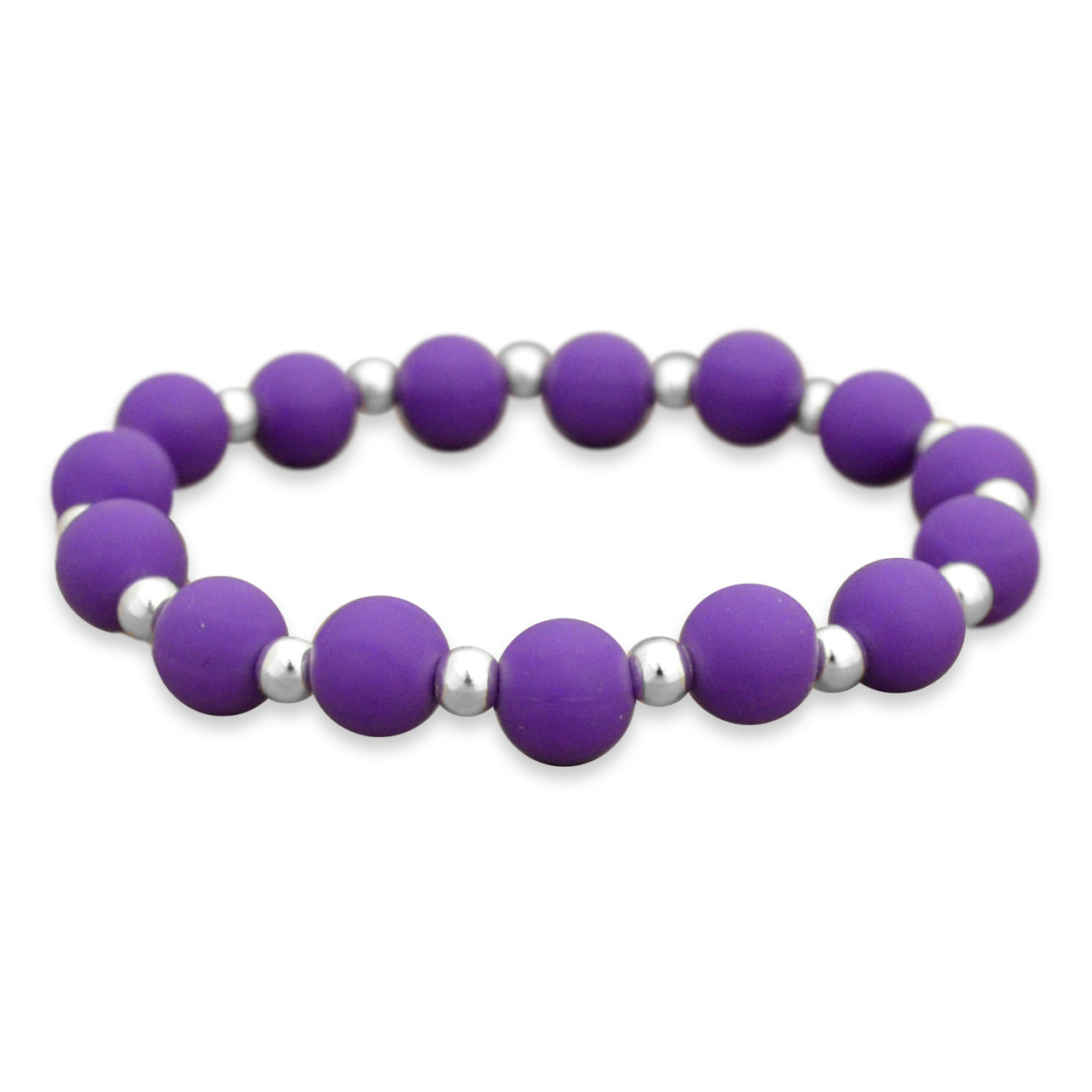 Zoey Stretch Bracelet-Purple