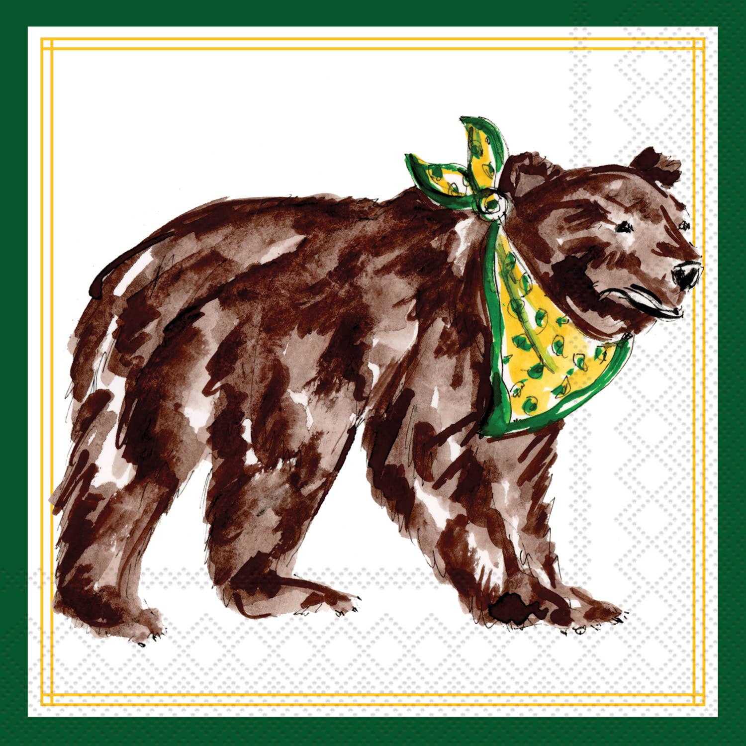 Yellow Bear Hometown Pride Napkins