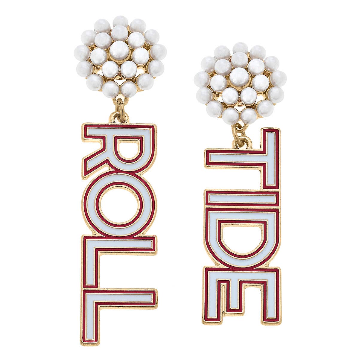 Alabama Pearl Cluster Earrings