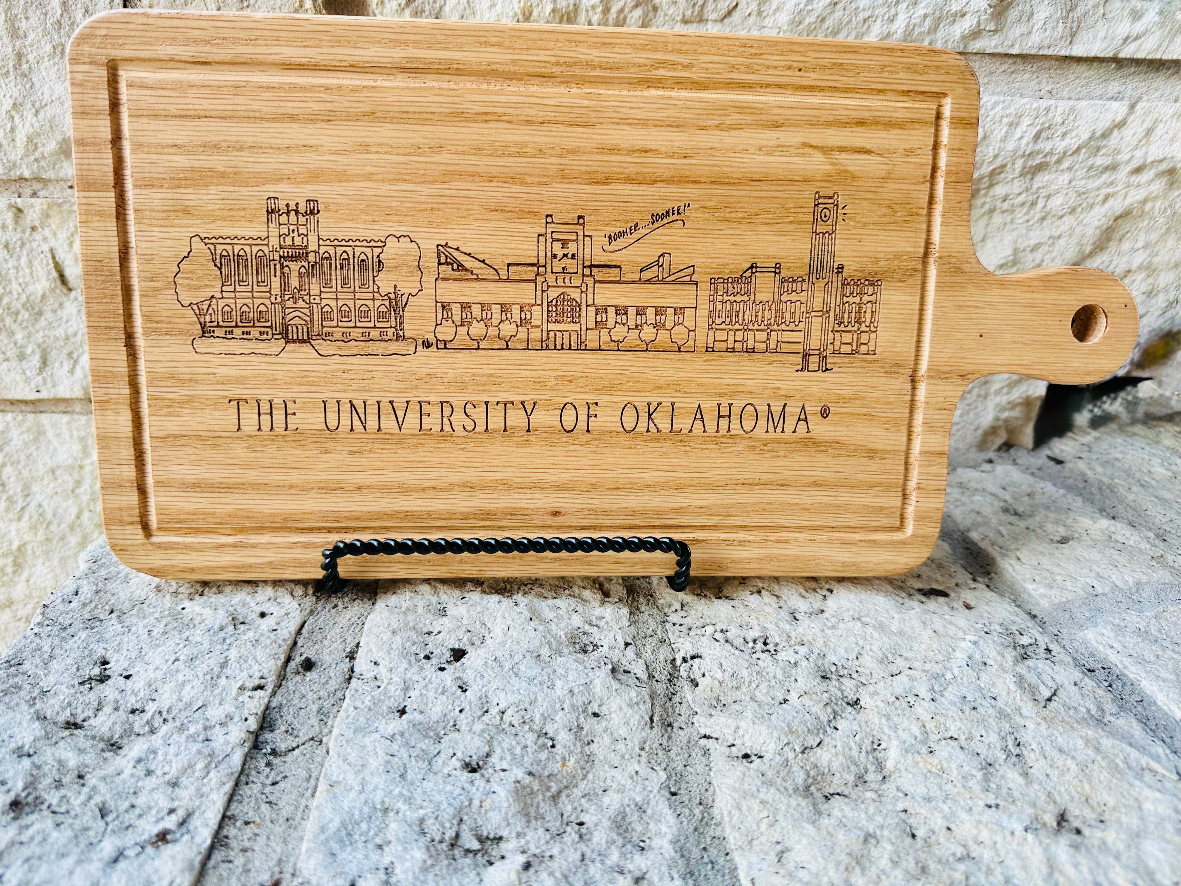 Oklahoma Skyline Charcuterie Board