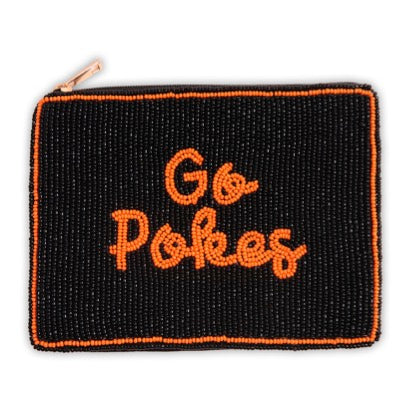 OSU Beaded Pouch
