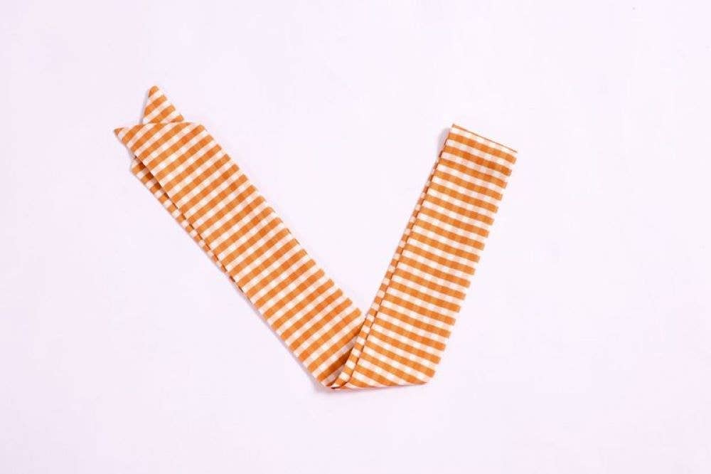 Gingham Burnt Orange Twillie