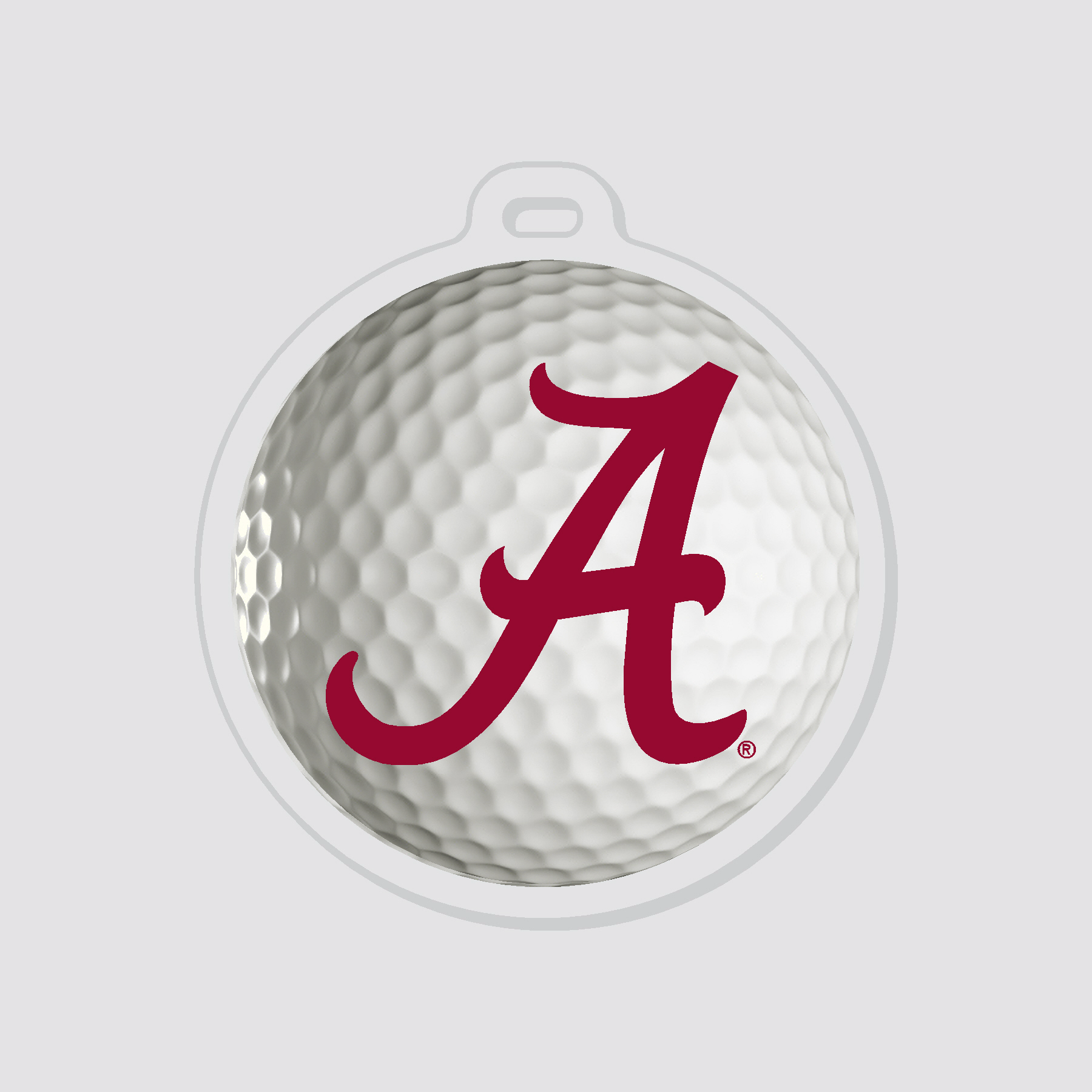 Alabama Golf Ball Luggage Tag