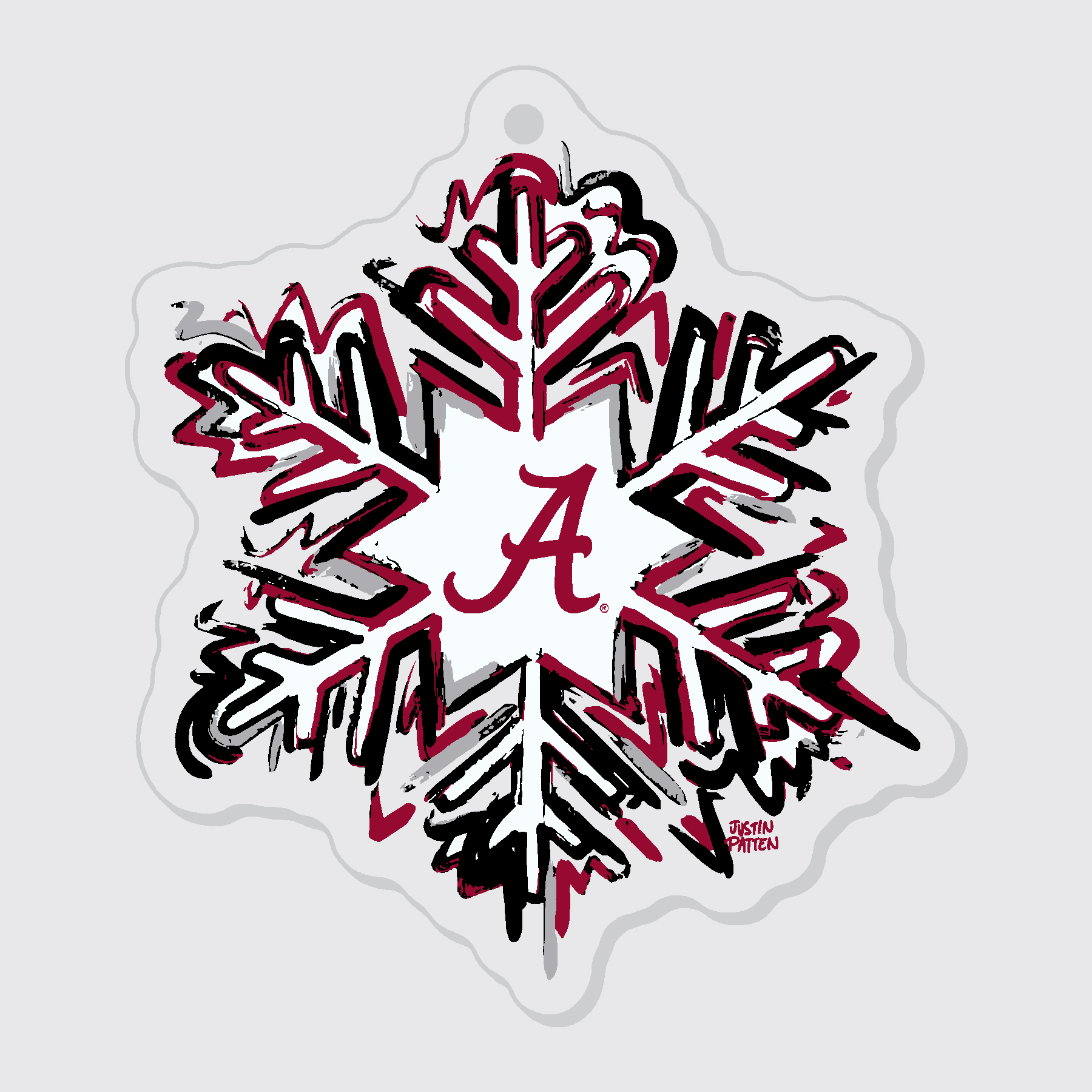 Alabama Snowflake Ornament