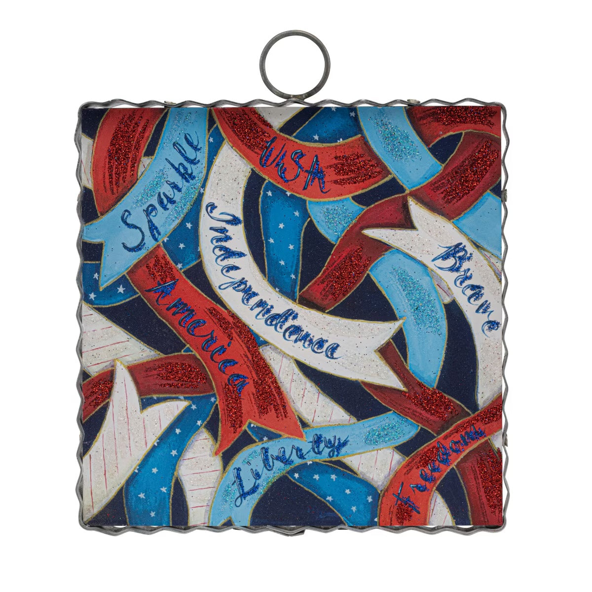 Independence Ribbon Charm-FINAL SALE