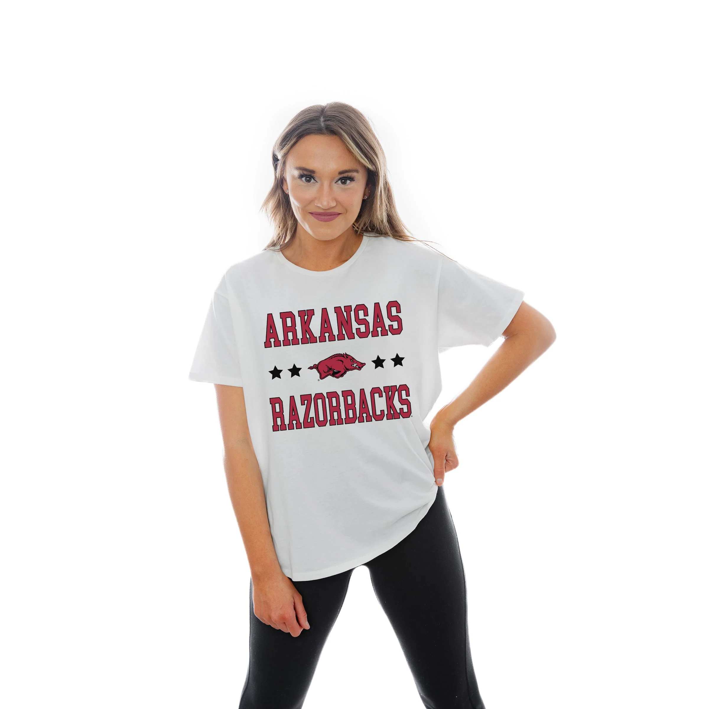 Arkansas Flowy Tee-FINAL SALE