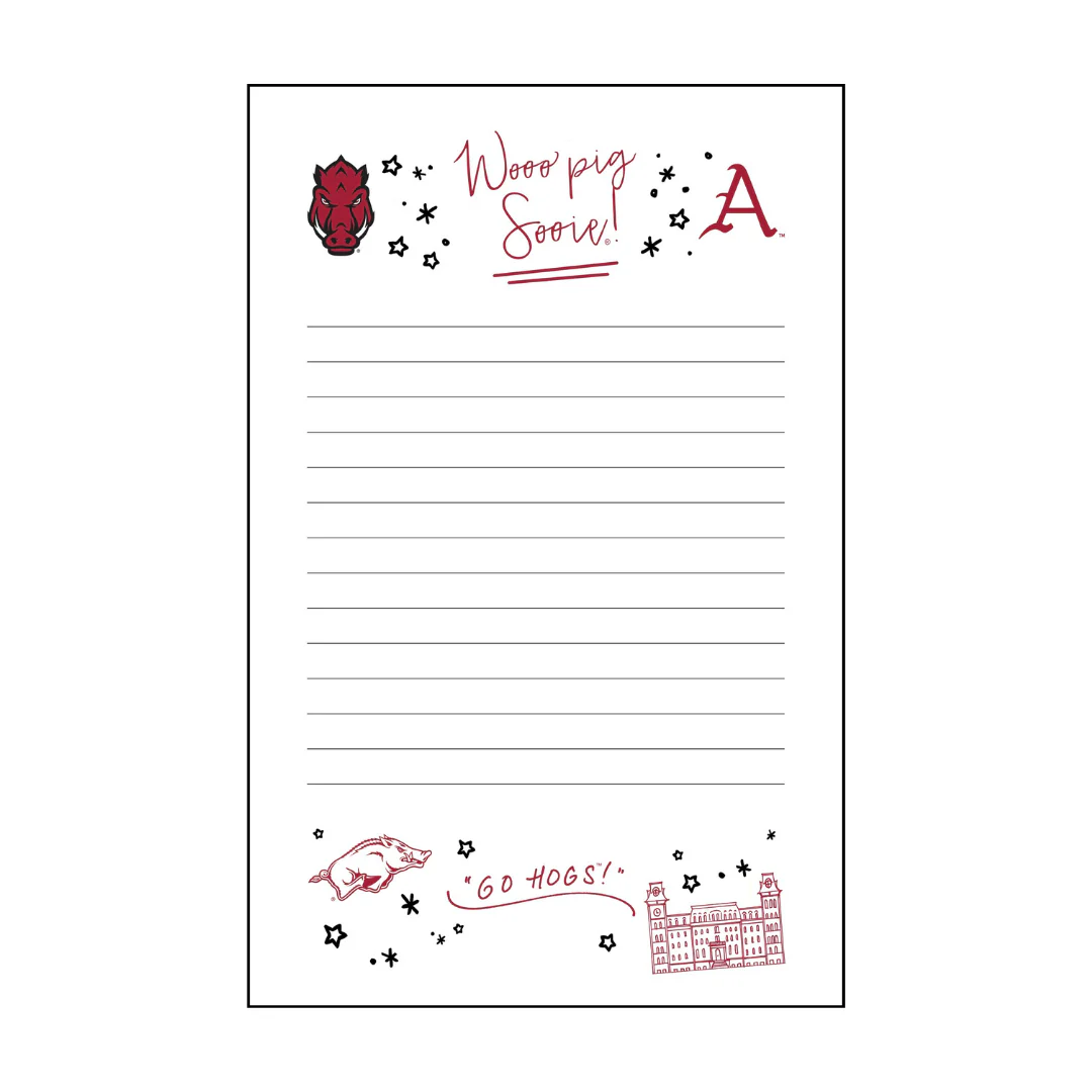 Arkansas Confetti Notepad