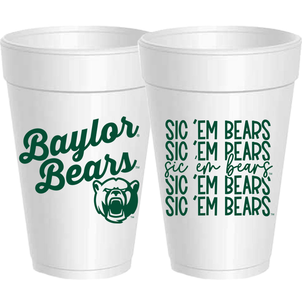 Baylor Bears Mirror Cups