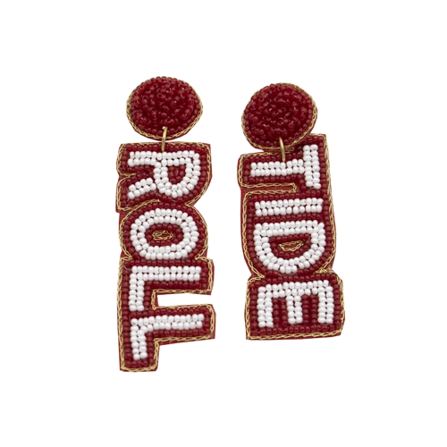 Alabama Beaded Earring-FINAL SALE