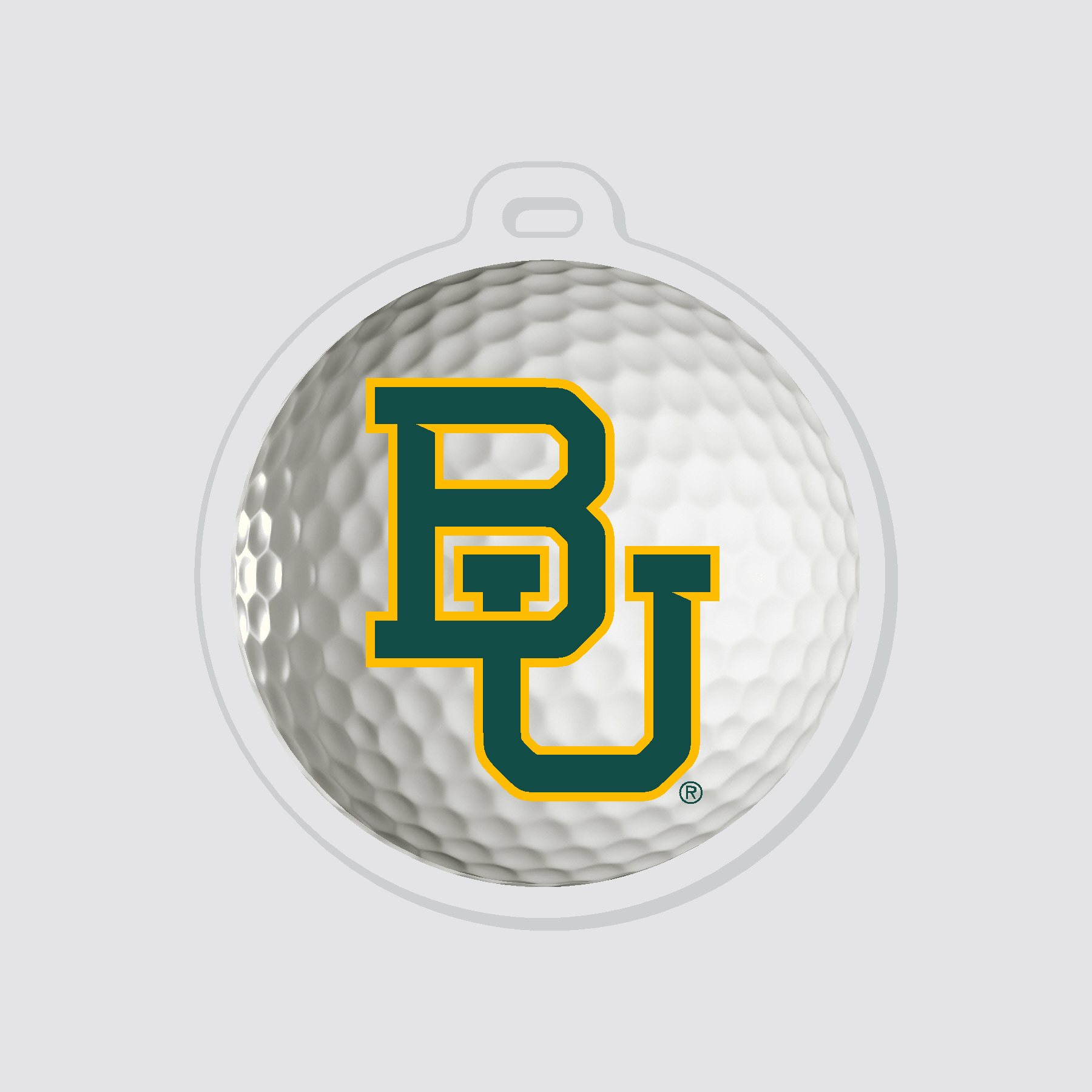 Baylor Golf Ball Luggage Tag