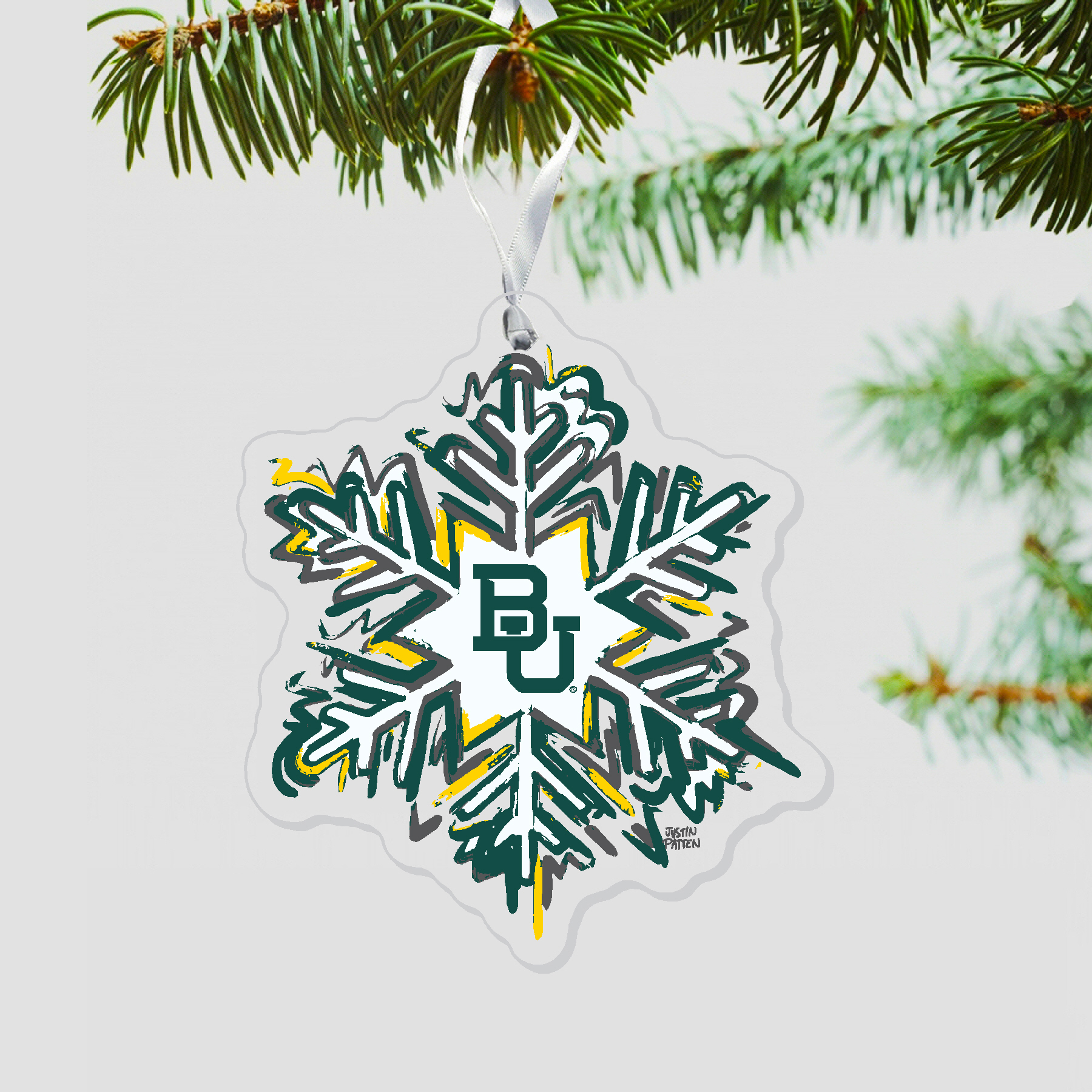 Baylor Snowflake Ornament