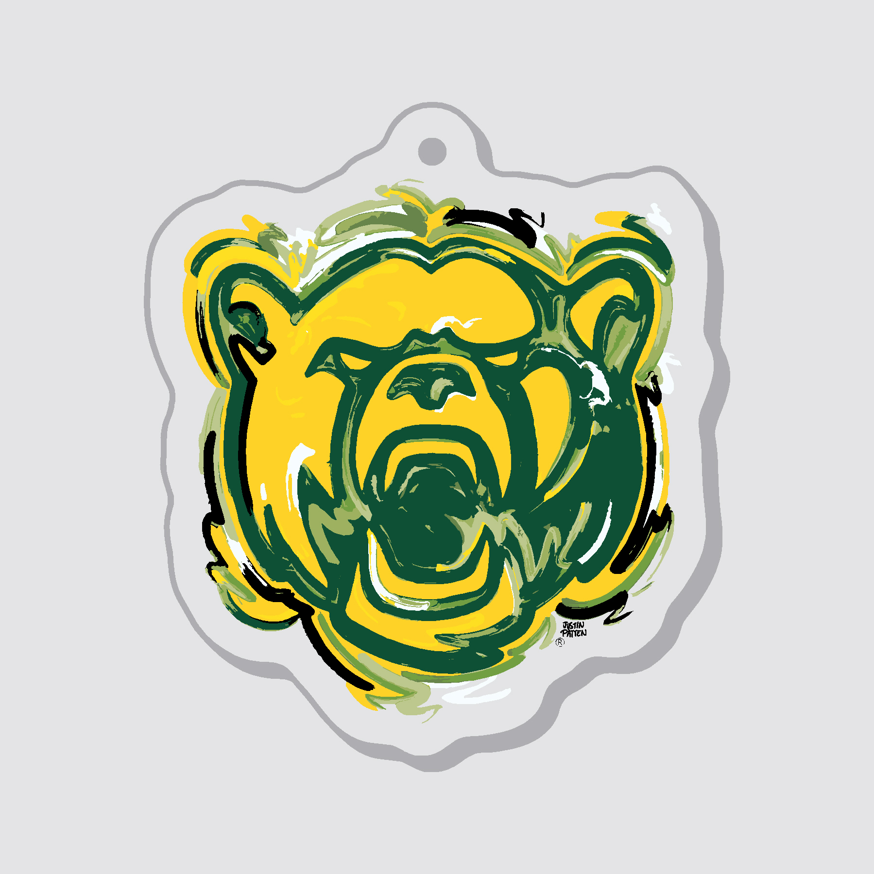 Baylor Mascot Key Tag