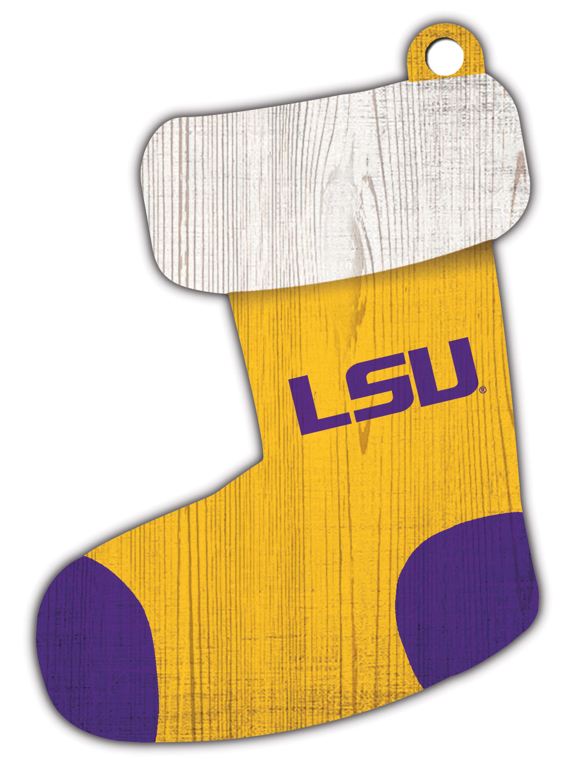 LSU Rustic Ornaments-FINAL SALE