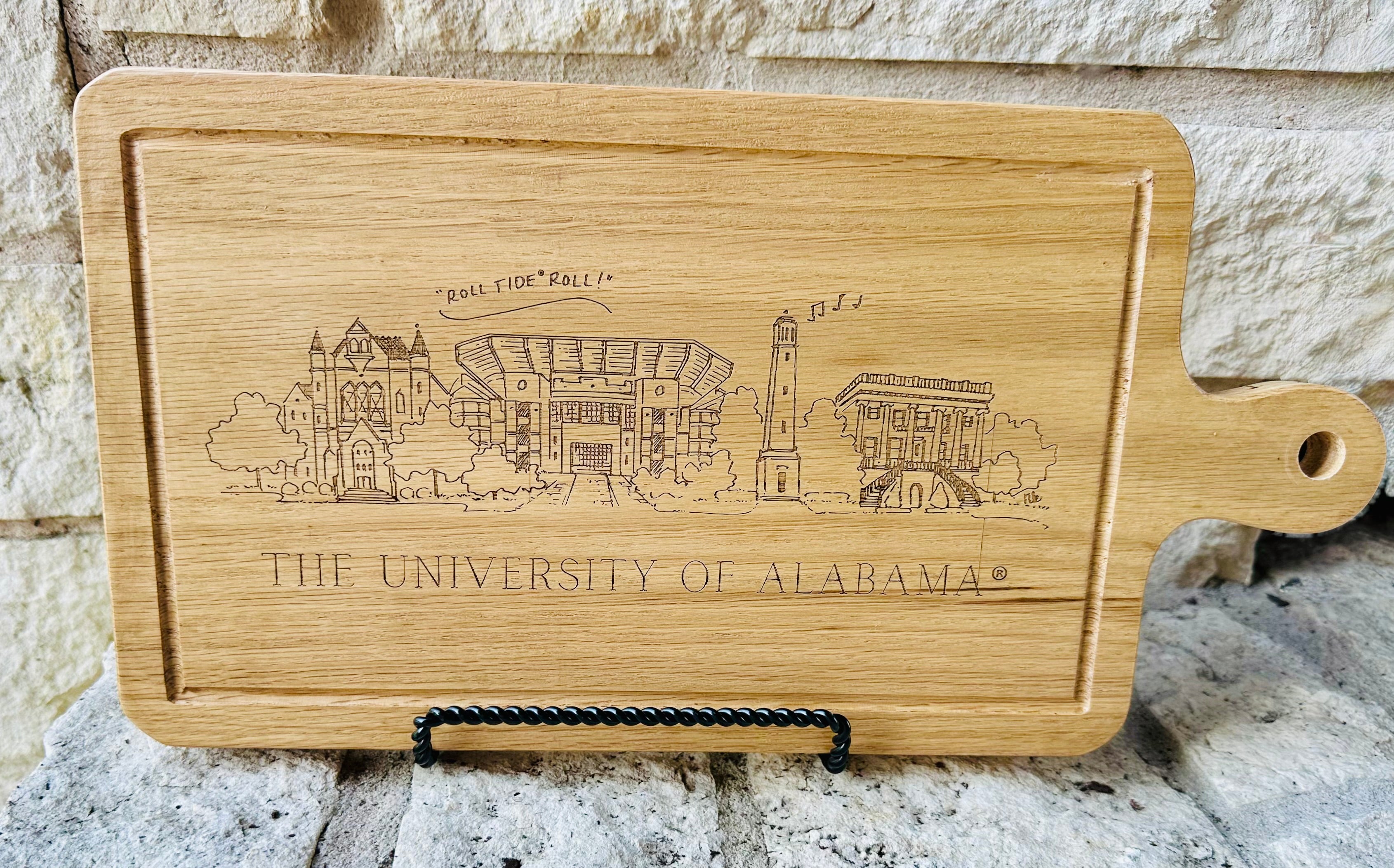 Alabama Skyline Charcuterie Board