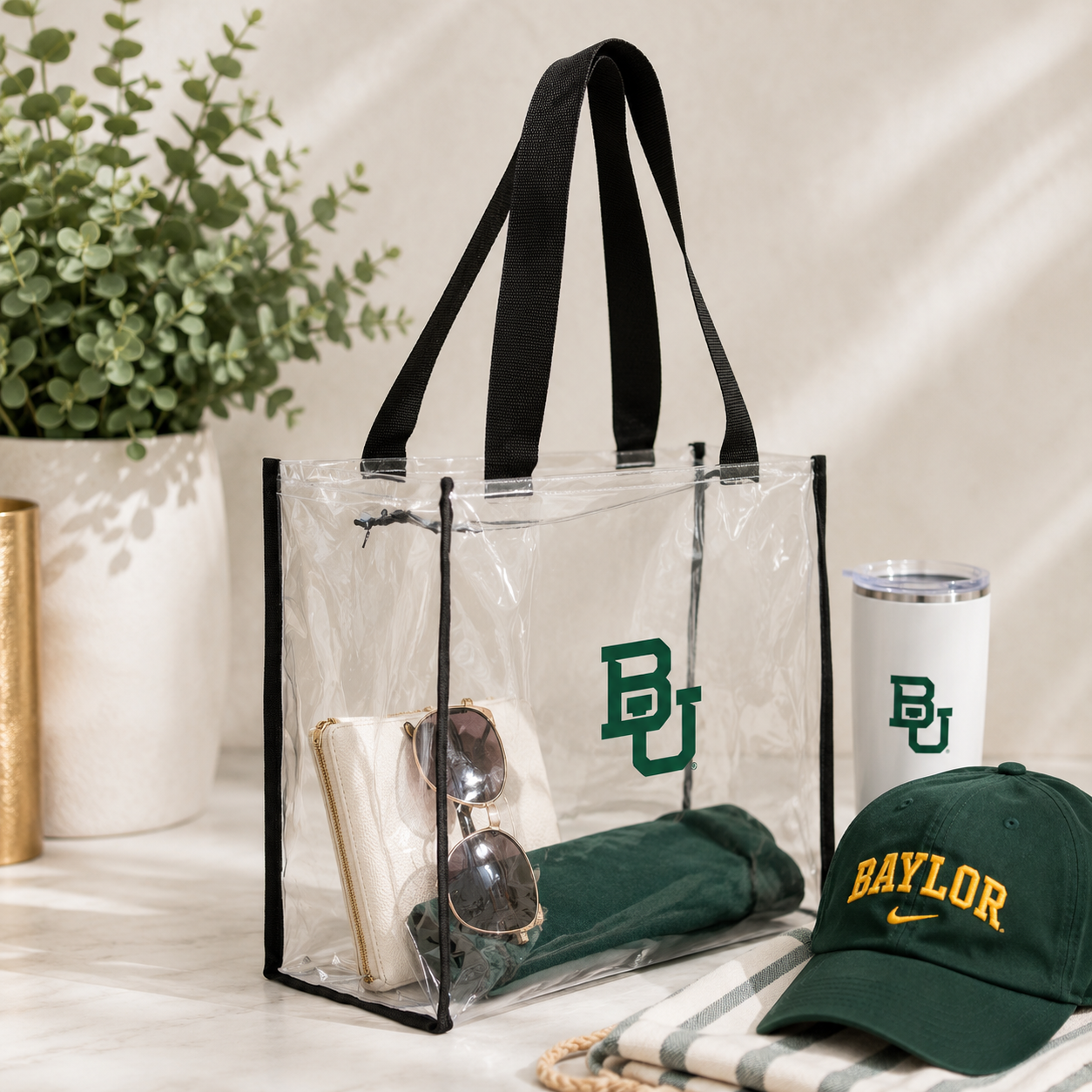 Baylor Clear Stadium Tote Bag