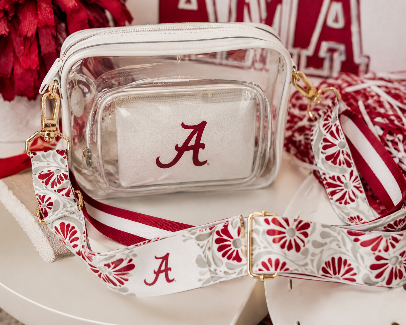 Alabama Floral Purse Strap