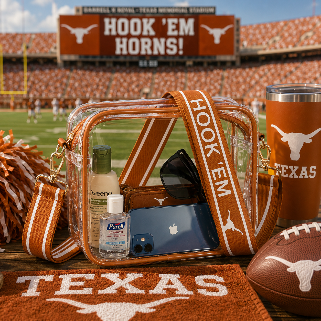Texas Clear Purse