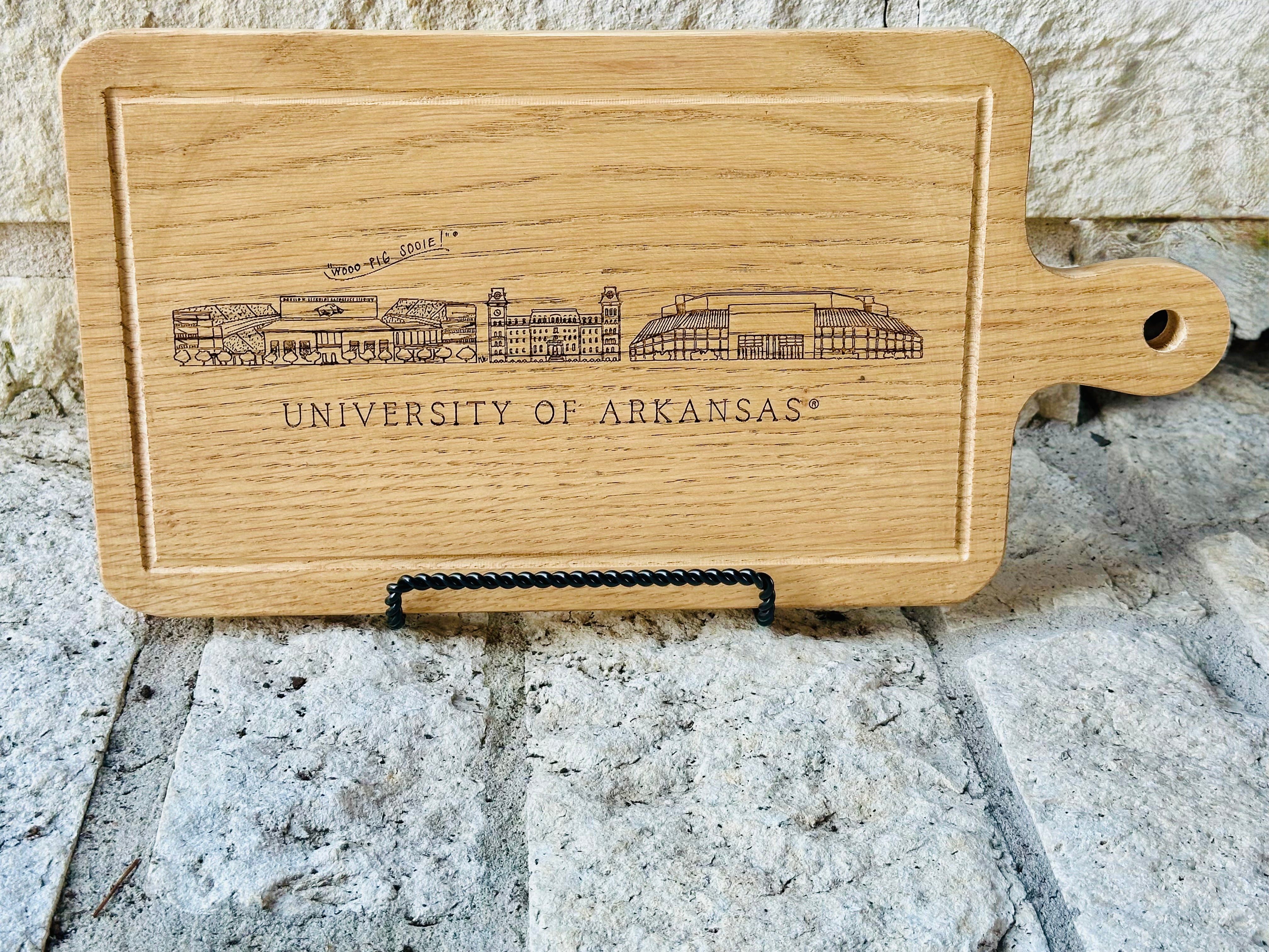 Arkansas Skyline Charcuterie Board