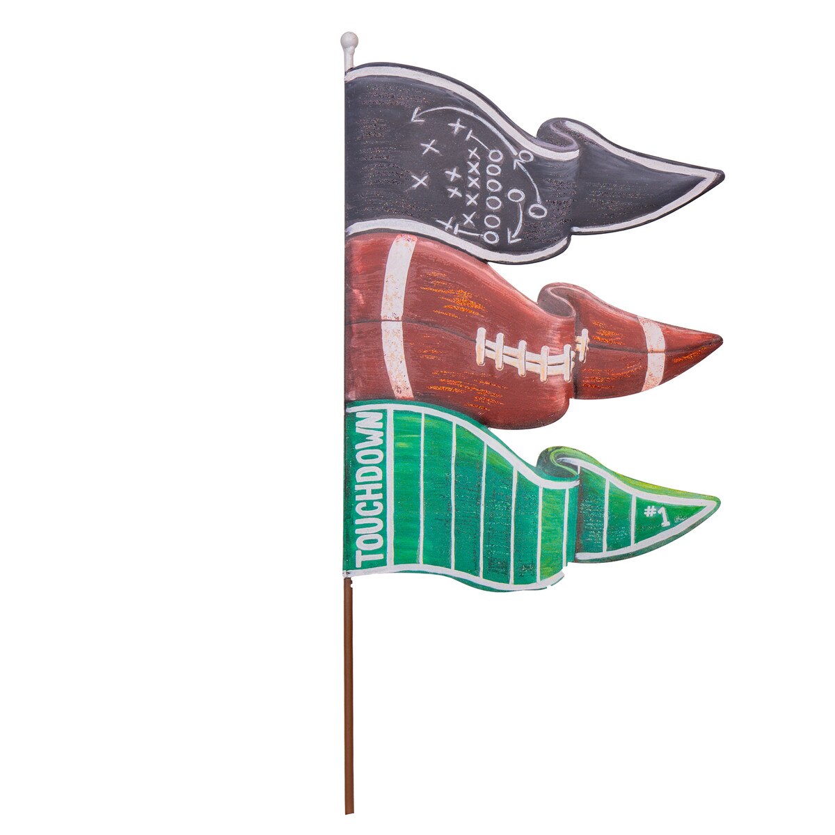 Fall Football Pennants Yard Stake