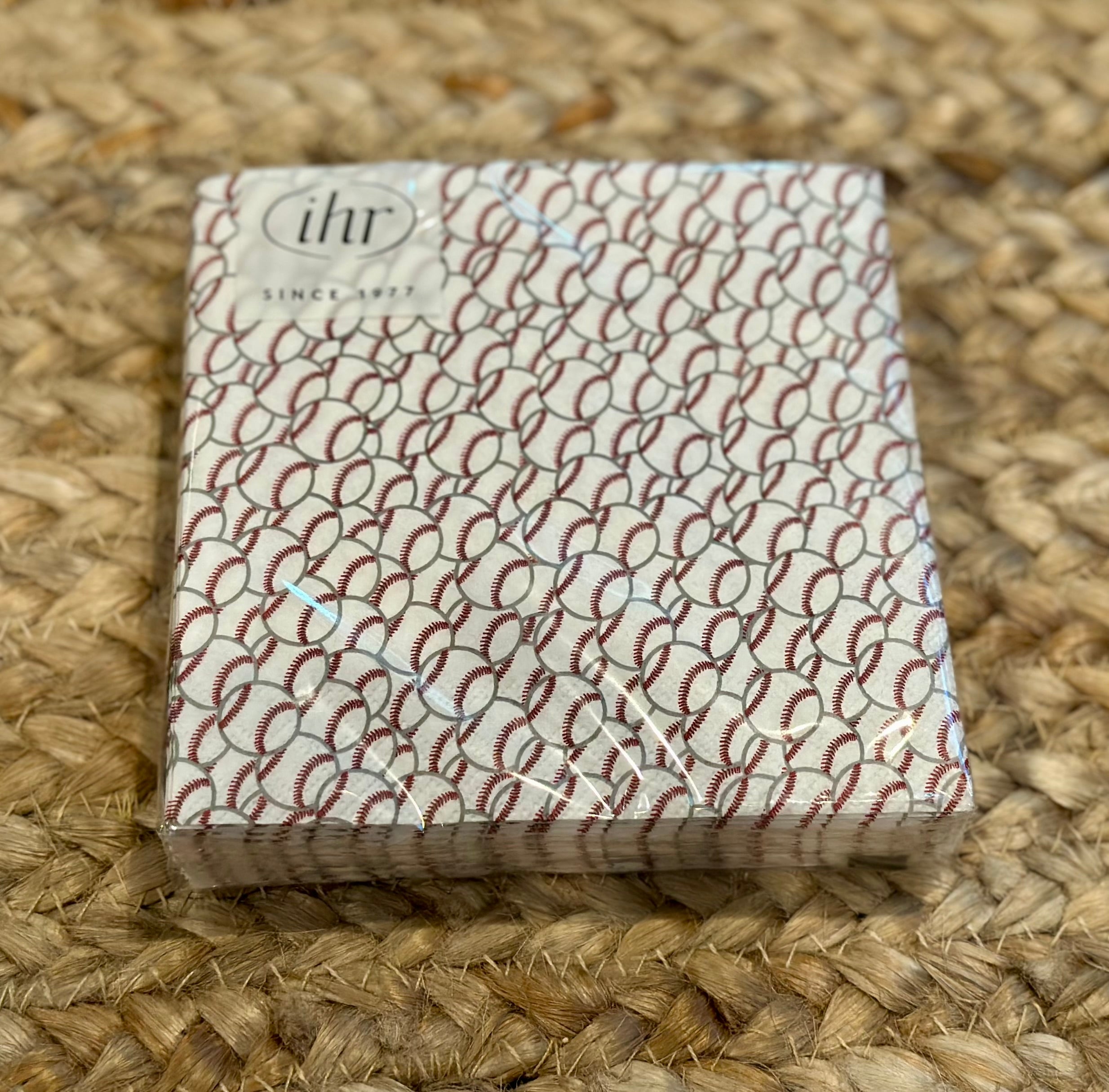 Baseball Cocktail Napkins-FINAL SALE