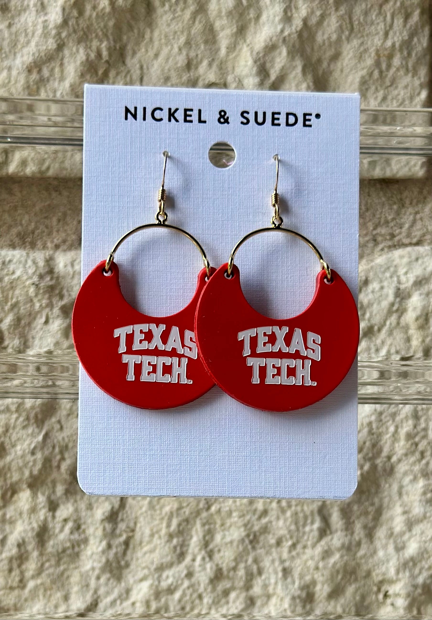 Texas Tech Gold Nina Earrings