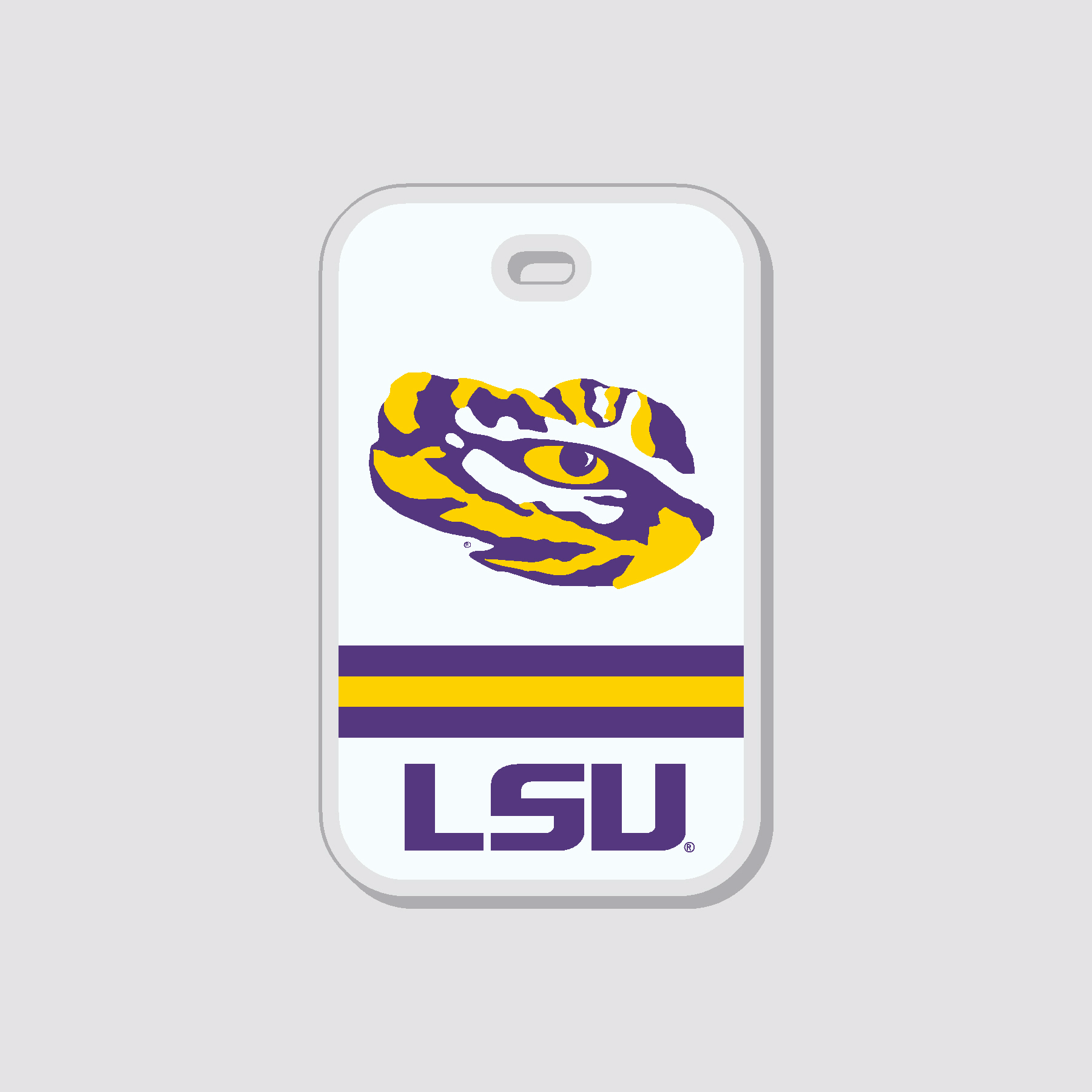 LSU Luggage Tag