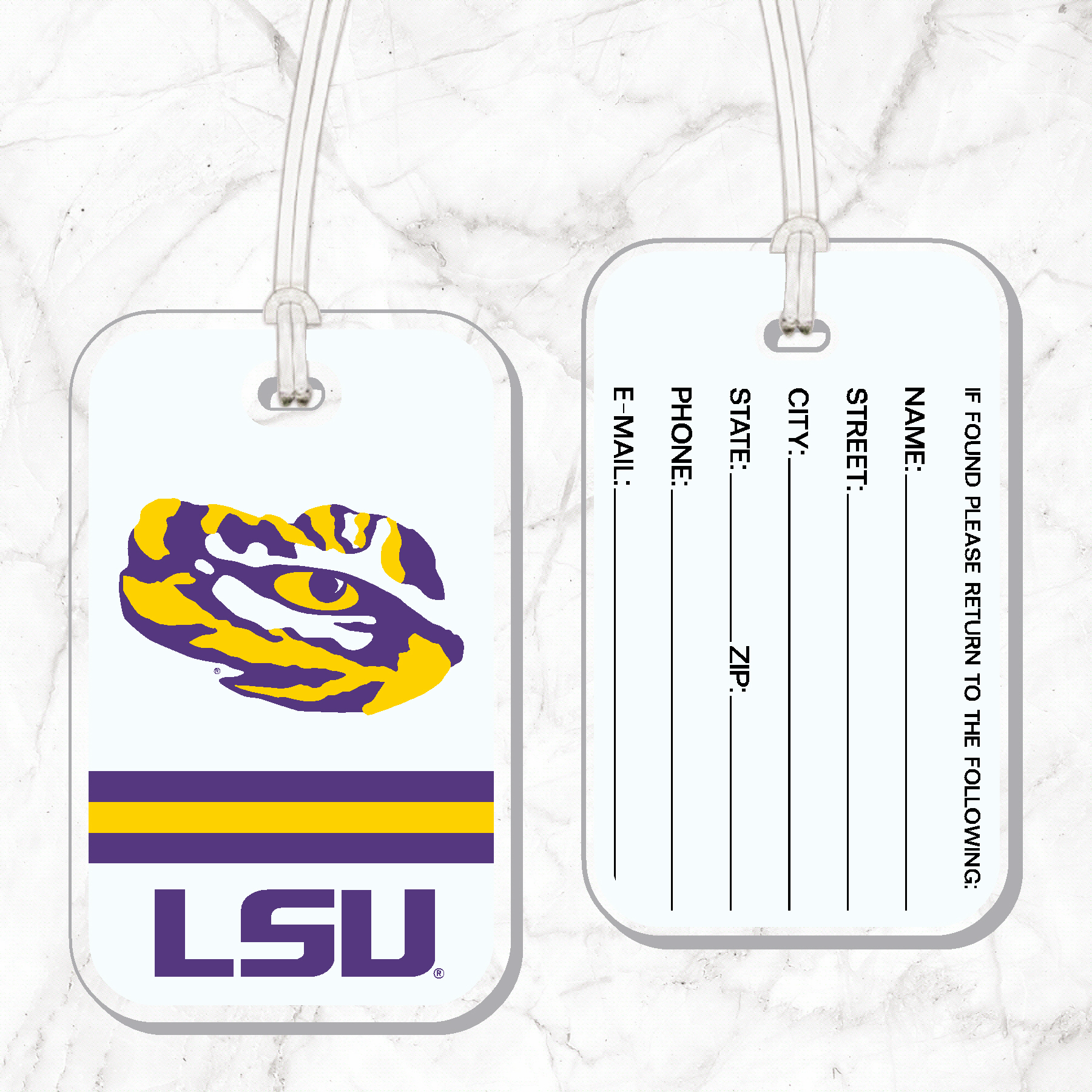 LSU Luggage Tag
