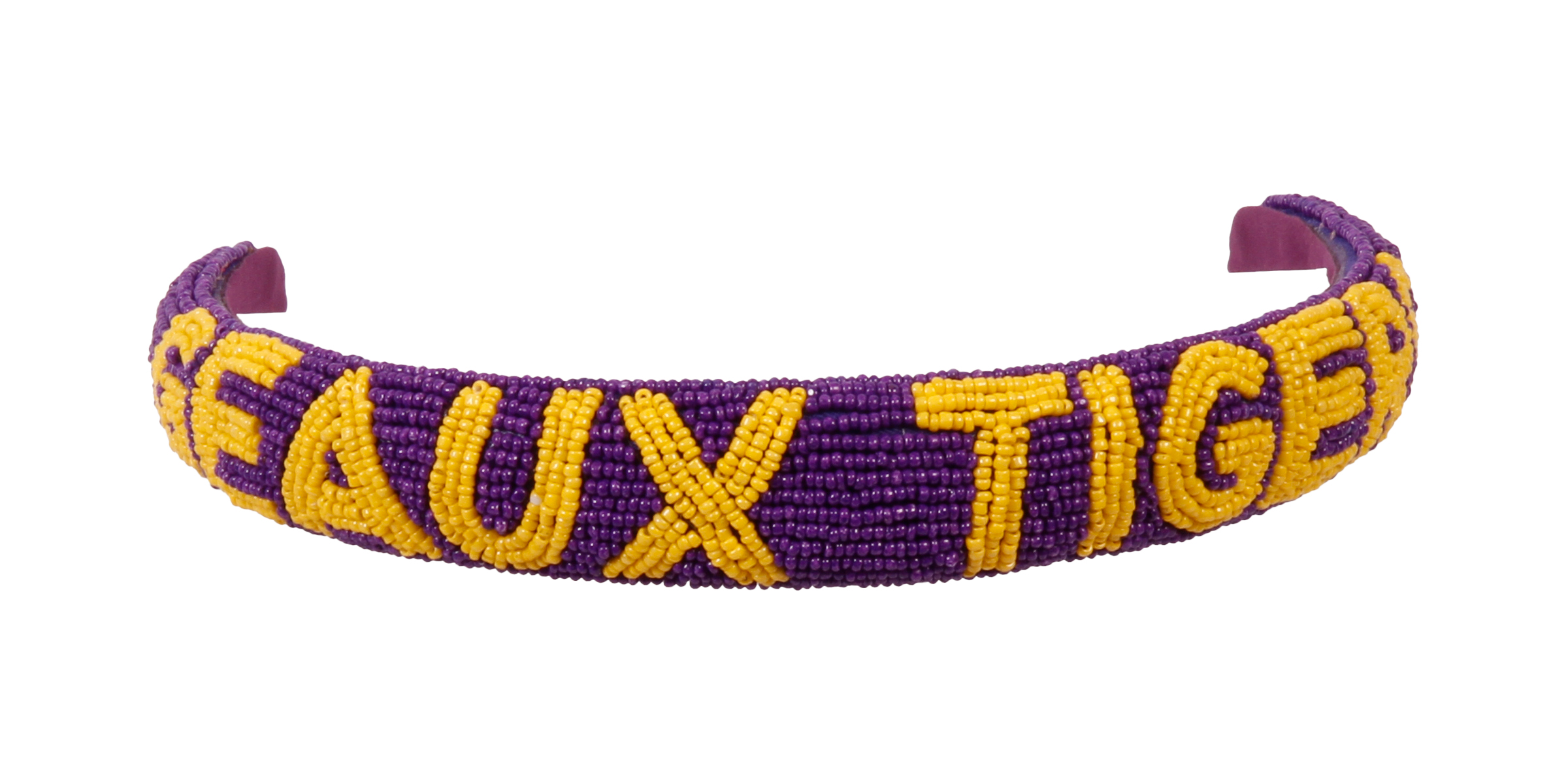 LSU Beaded Headband
