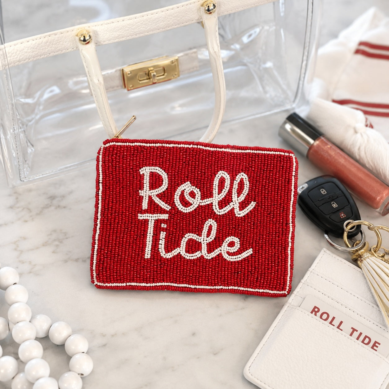 Alabama Beaded Pouch