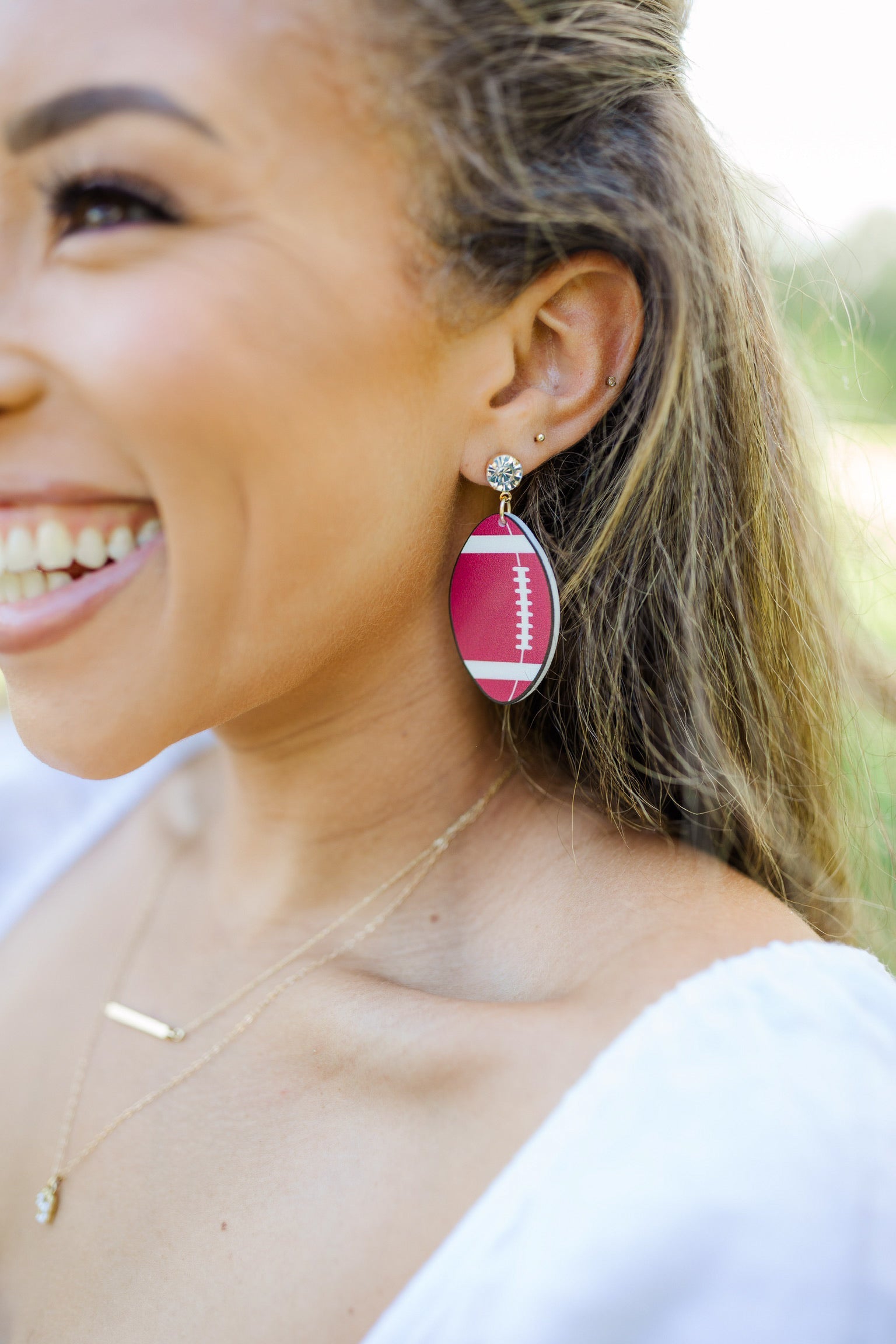 Football Earrings