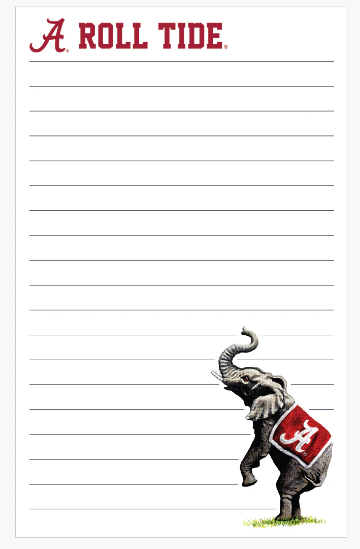 Alabama Mascot Notepad