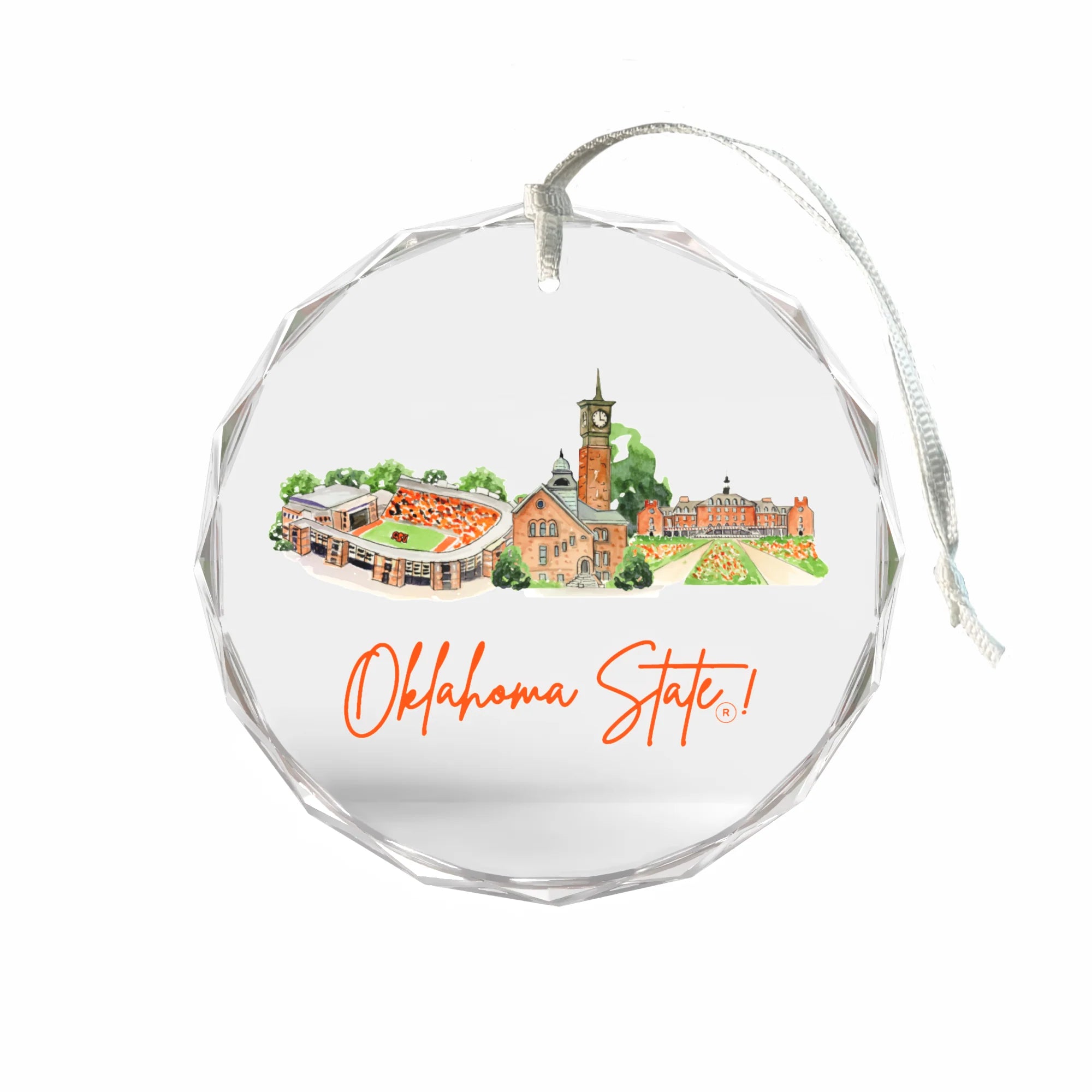 OSU Glass Ornament