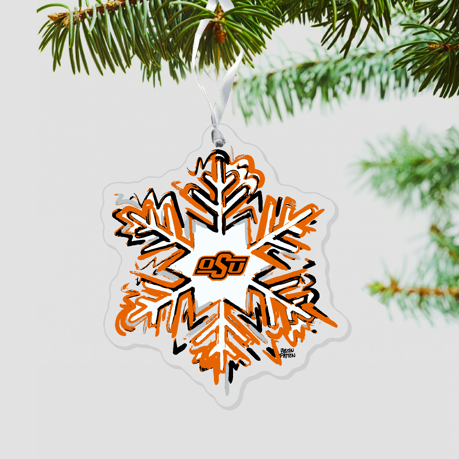 OSU Snowflake Ornament