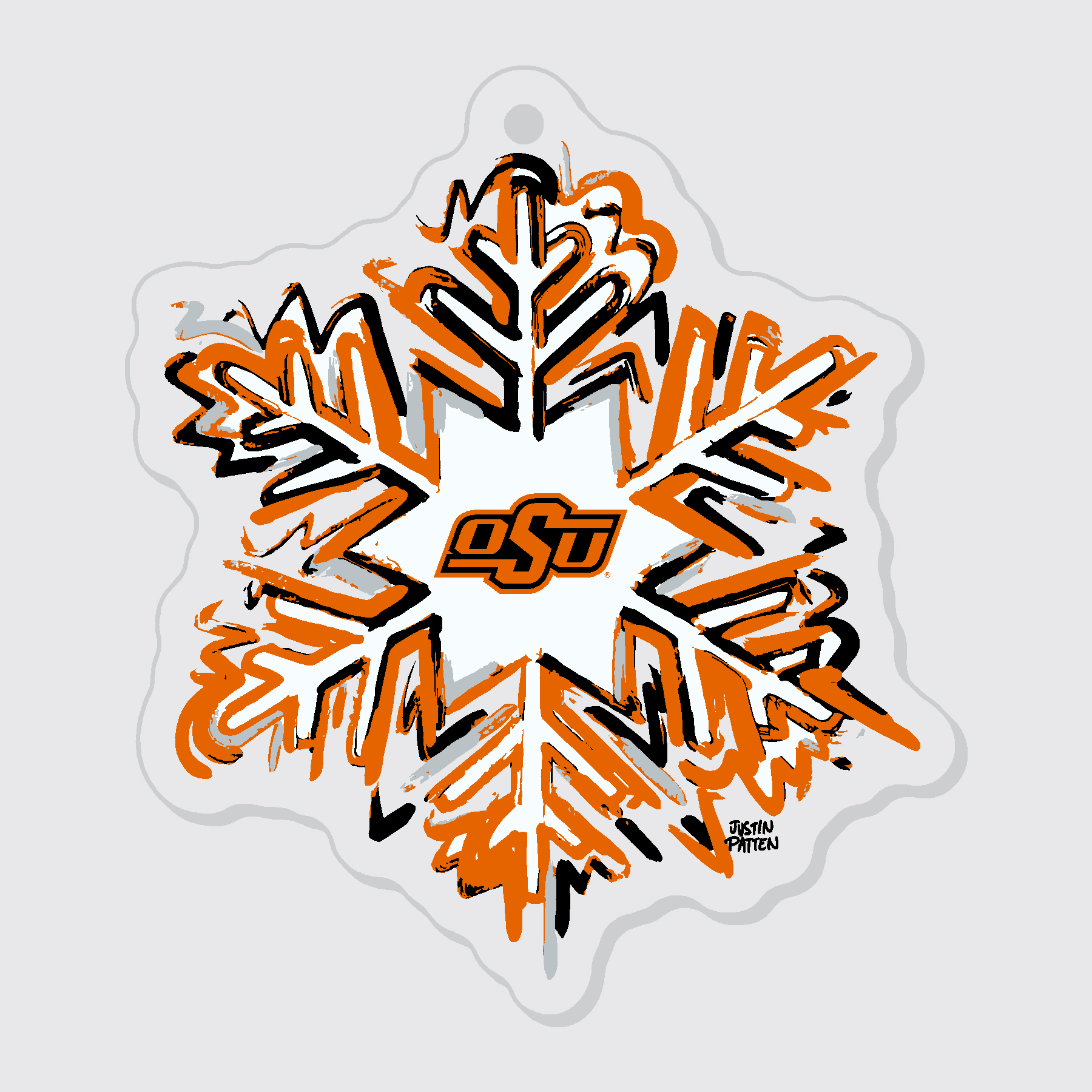 OSU Snowflake Ornament