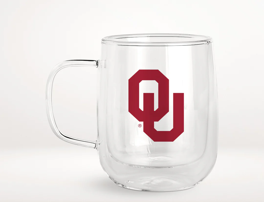 OU Landmark Glass Mug