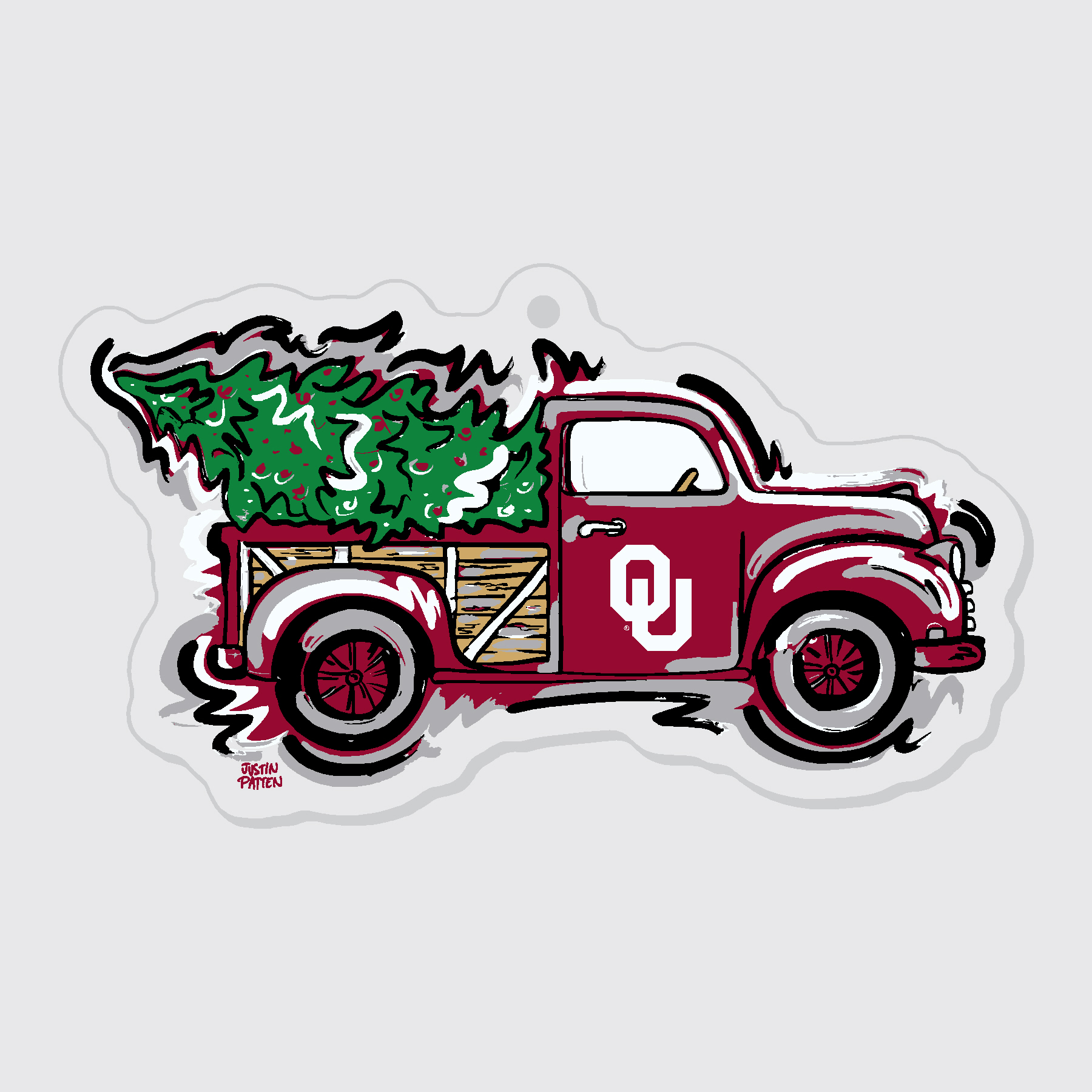 Oklahoma Truck Ornament