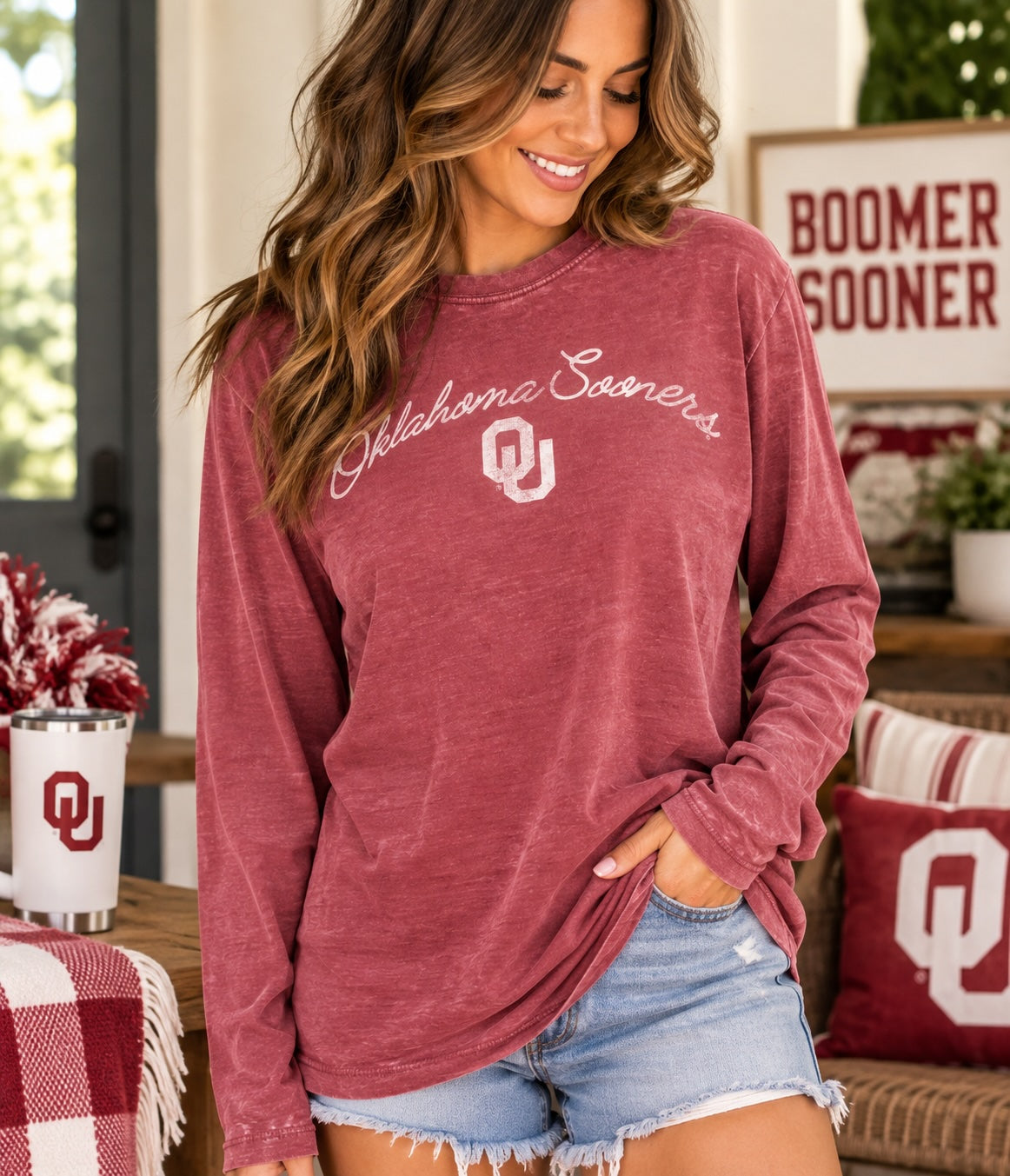 Oklahoma Vintage Fay Long Sleeve