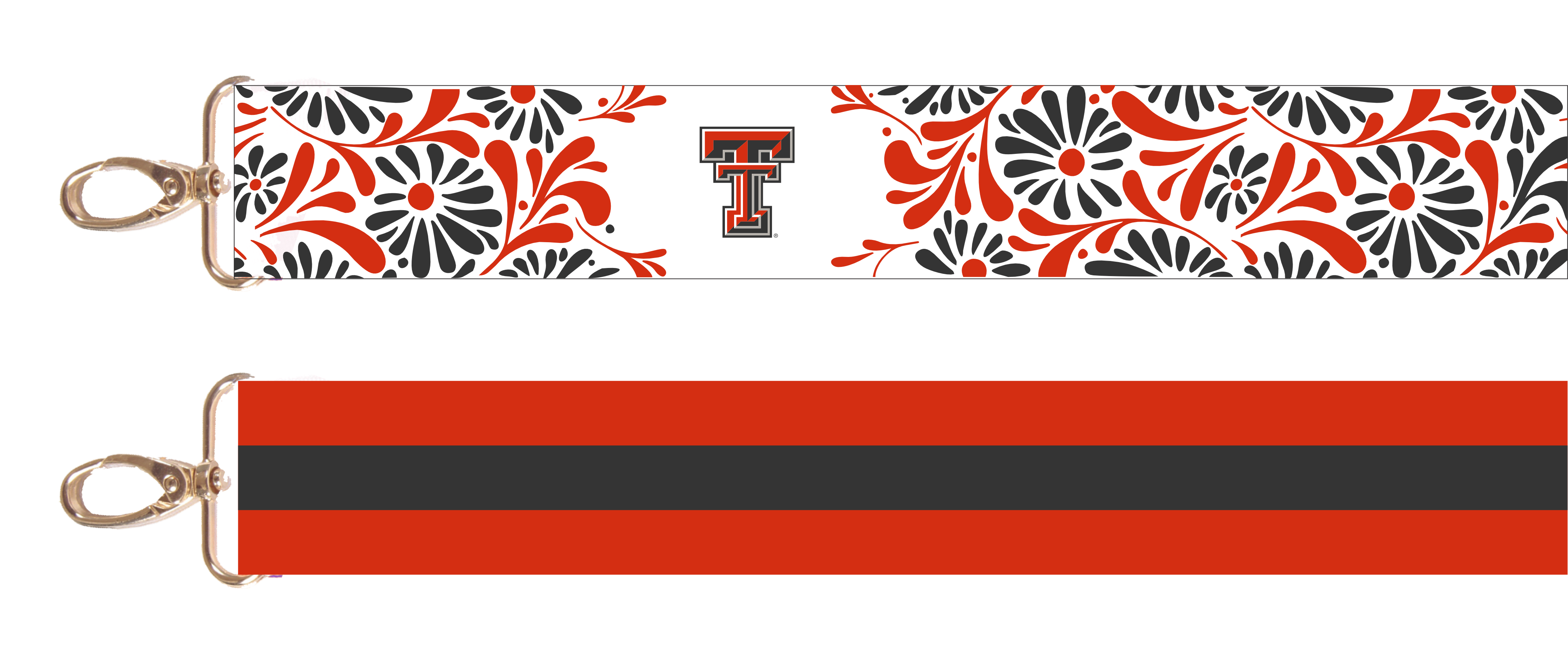 Texas Tech Floral Purse Strap