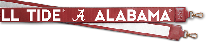 Alabama Logo 2" Wide Purse Strap-FINAL SALE