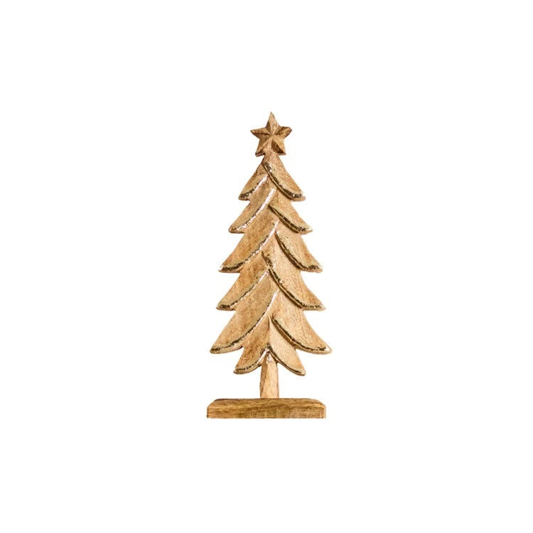 Trimmed Gold Tree-SMALL